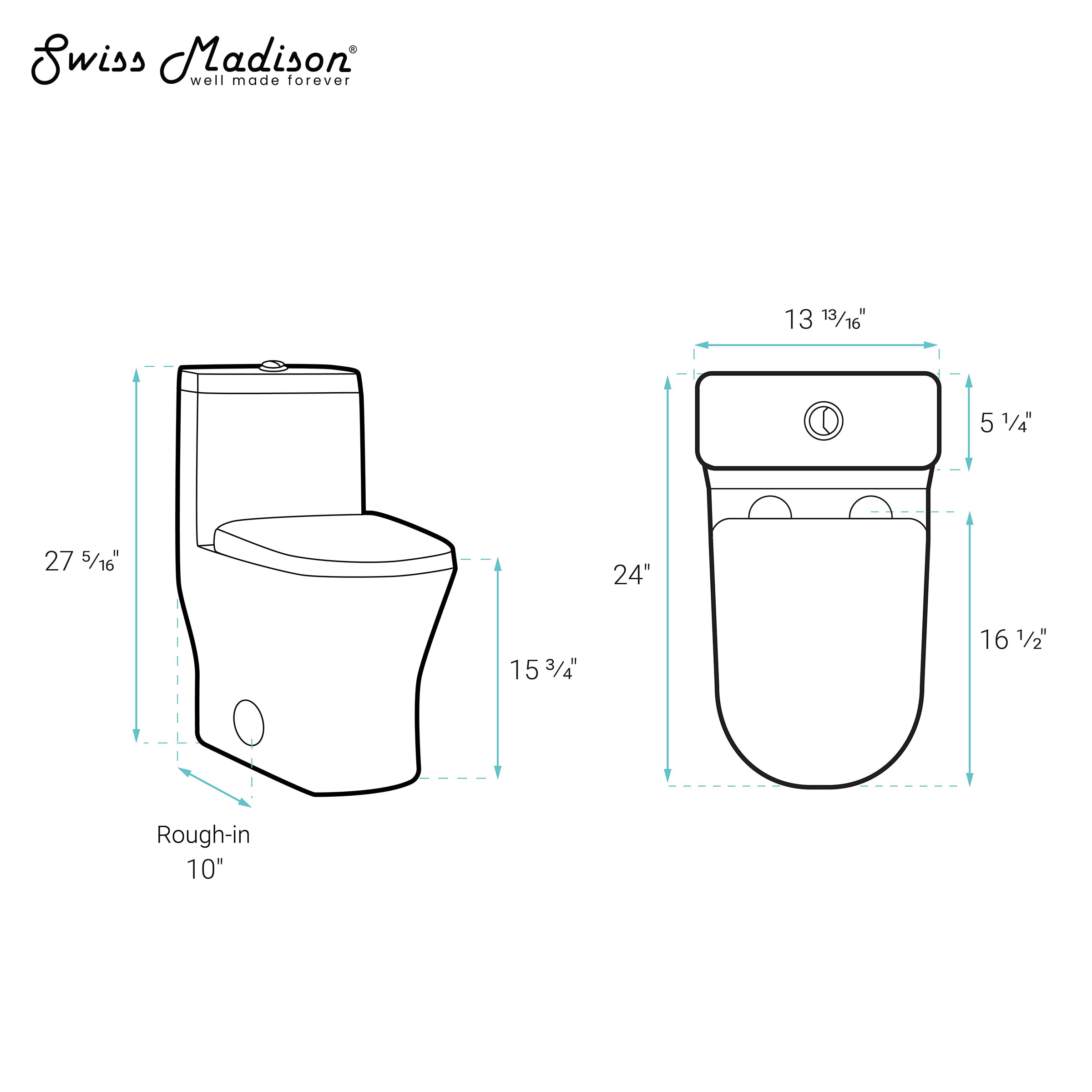Swiss Madison SM-25-1TMLT05WH toilets - View #5