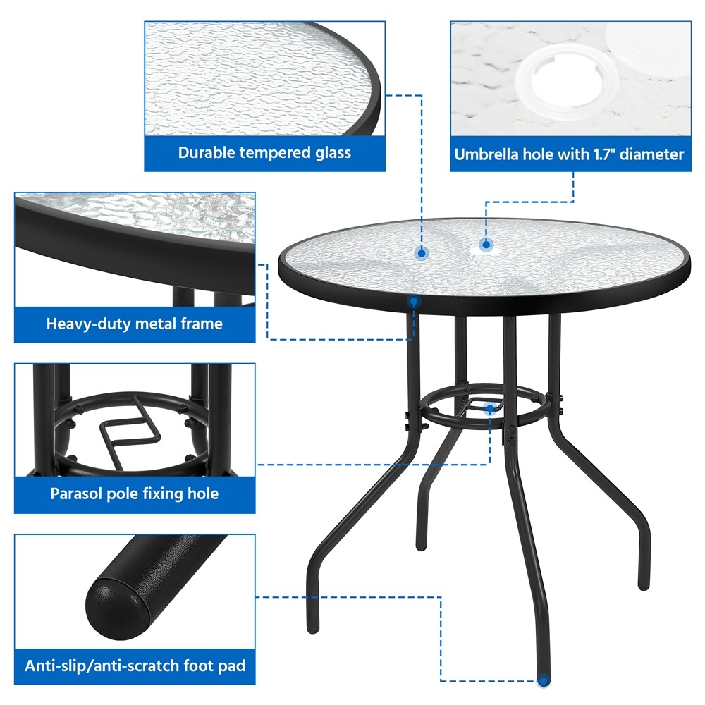 Yaheetech LSFJU80001 Patio-Tables - View #4