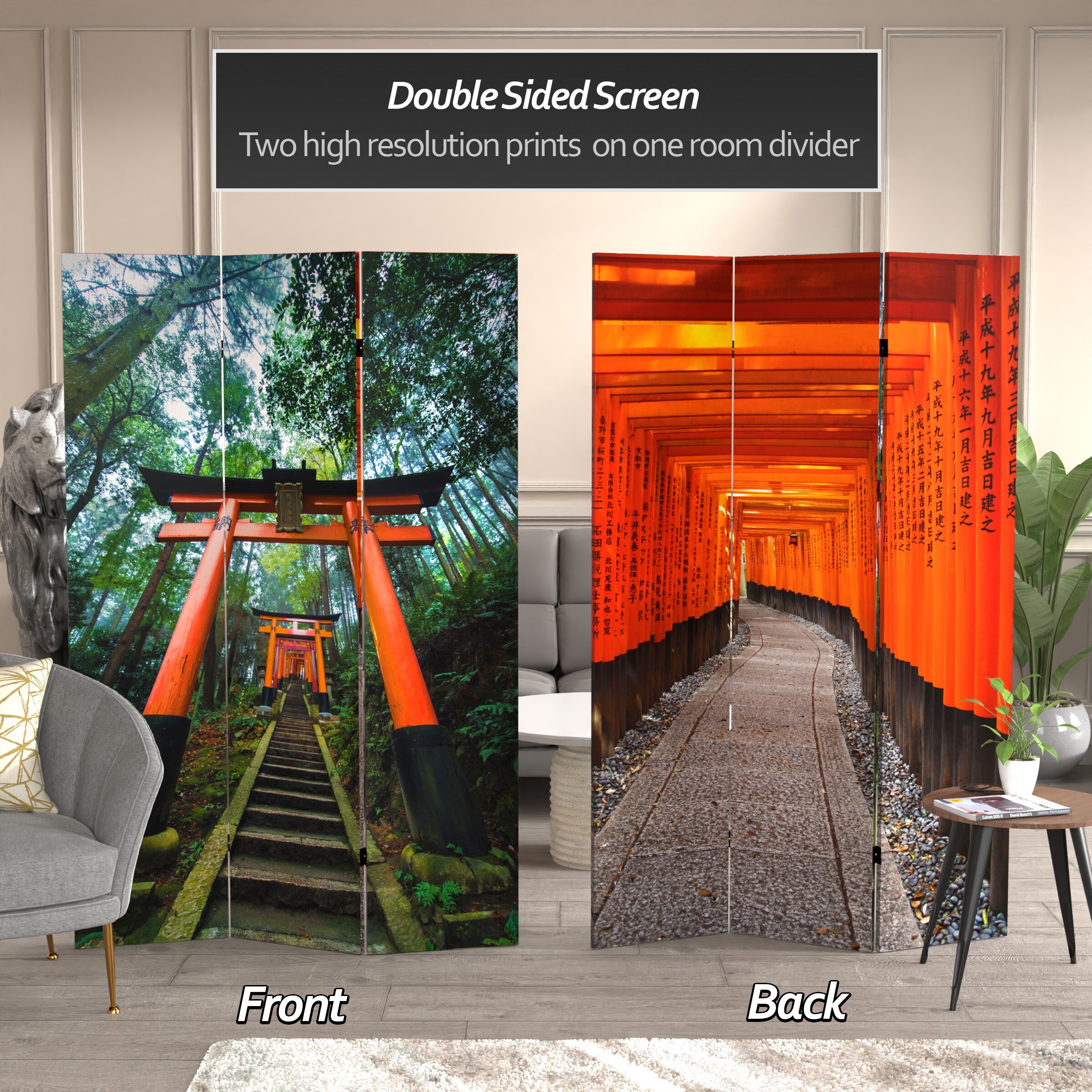 Red Lantern CAN-TORII Indoor-Privacy-Screens - View #2