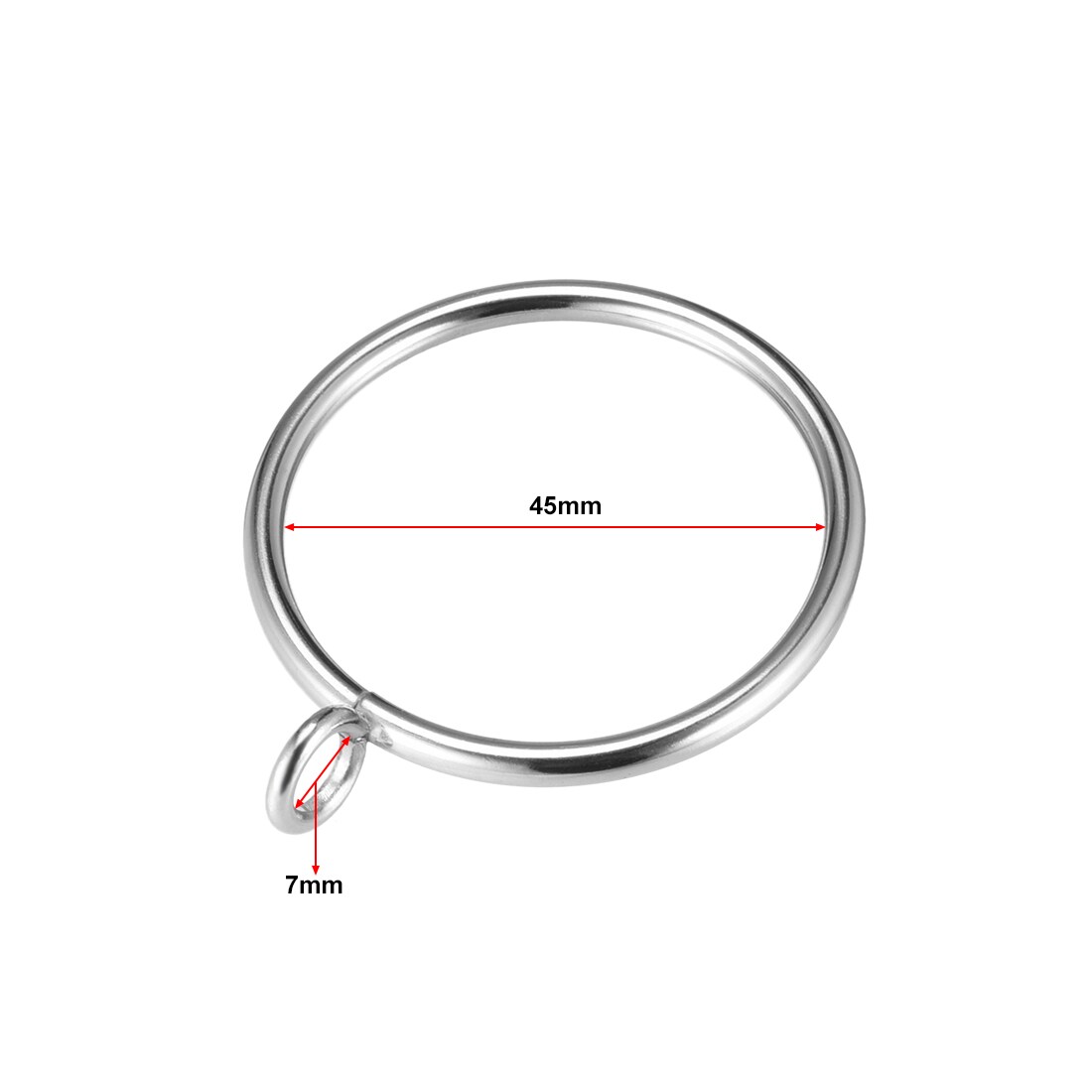 Unique Bargains S25093001UX7607 Curtain-Rings - View #2