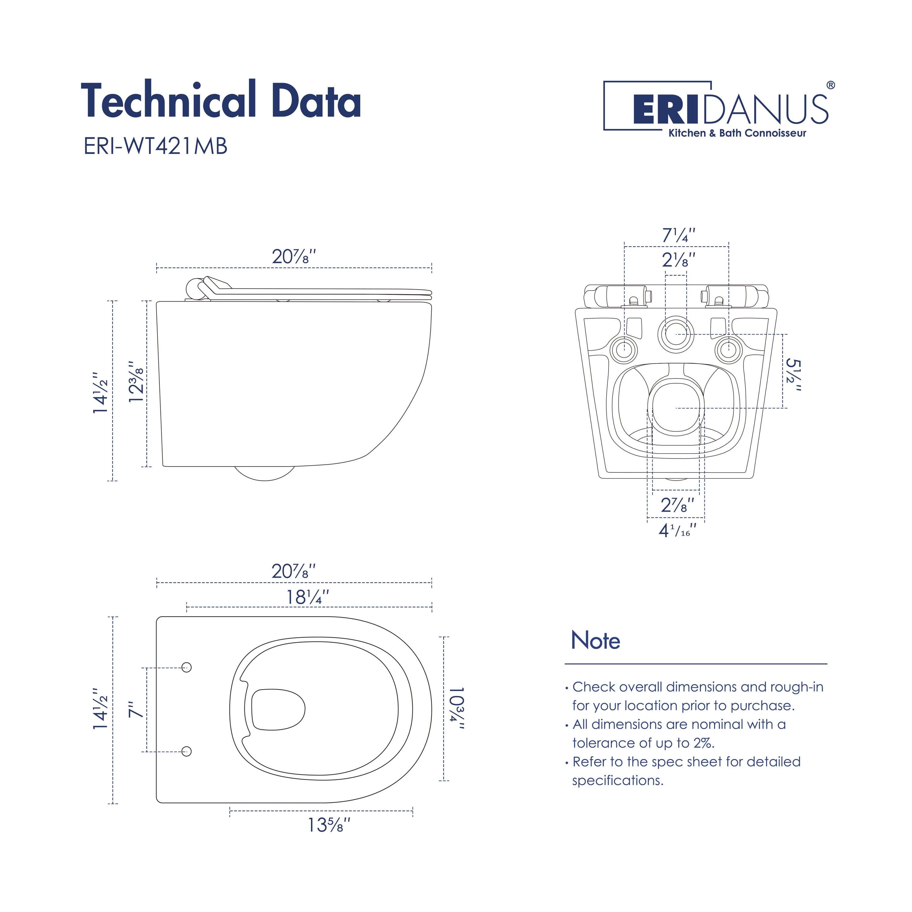 Eridanus ERI-WT421MB-0 toilets - View #12