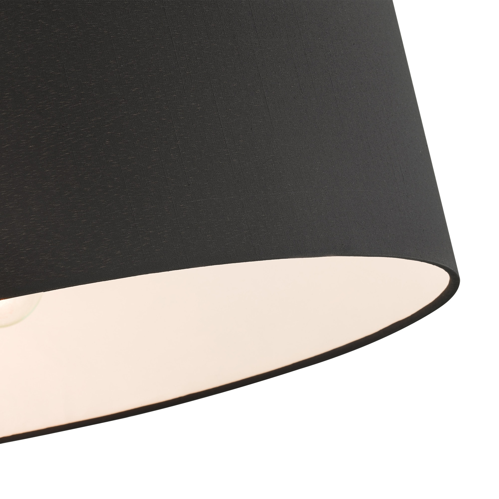 Bainbridge Matte Black Nickel 3-Light LED Drum Pendant