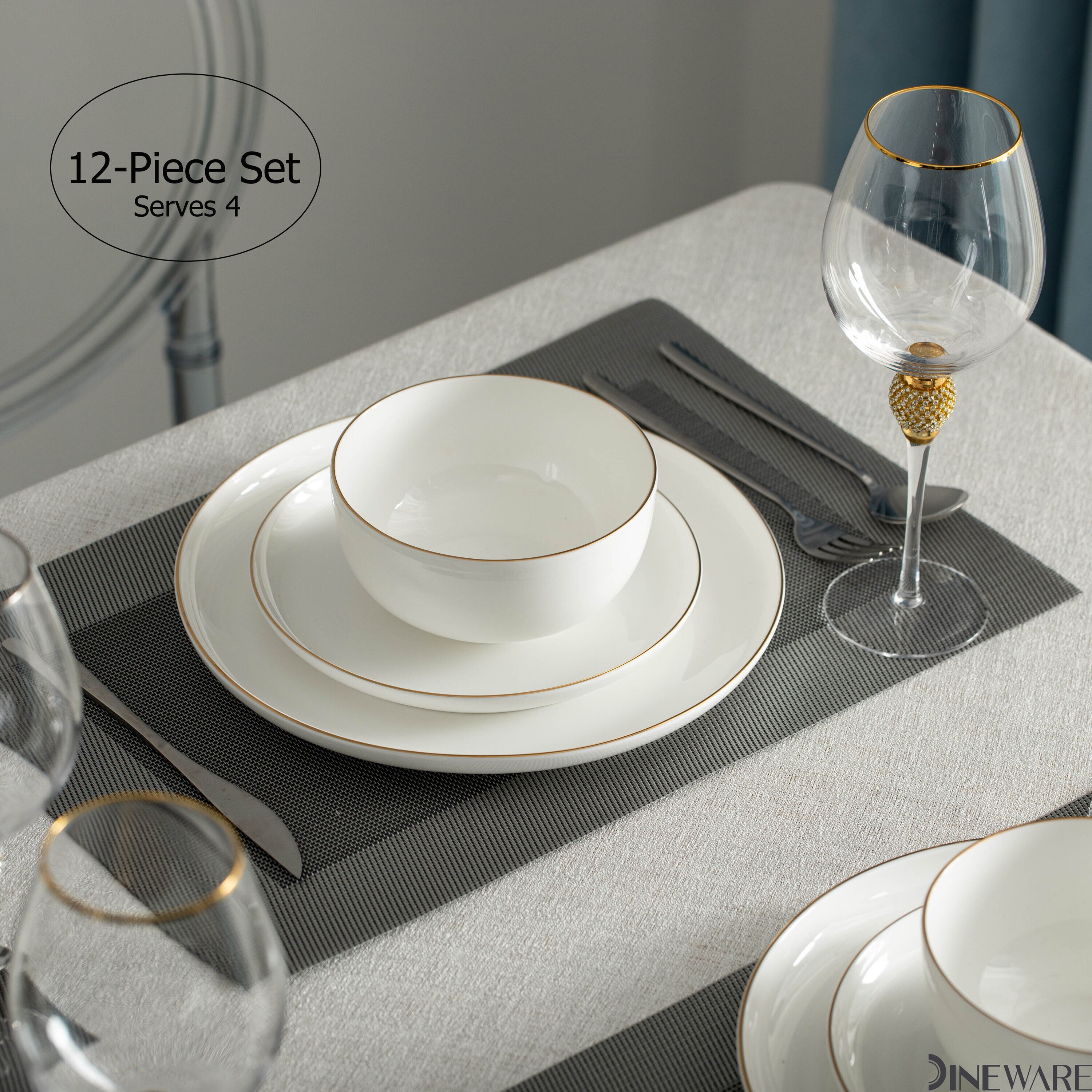 DINEWARES QI004761.12 dinnerware - View #2