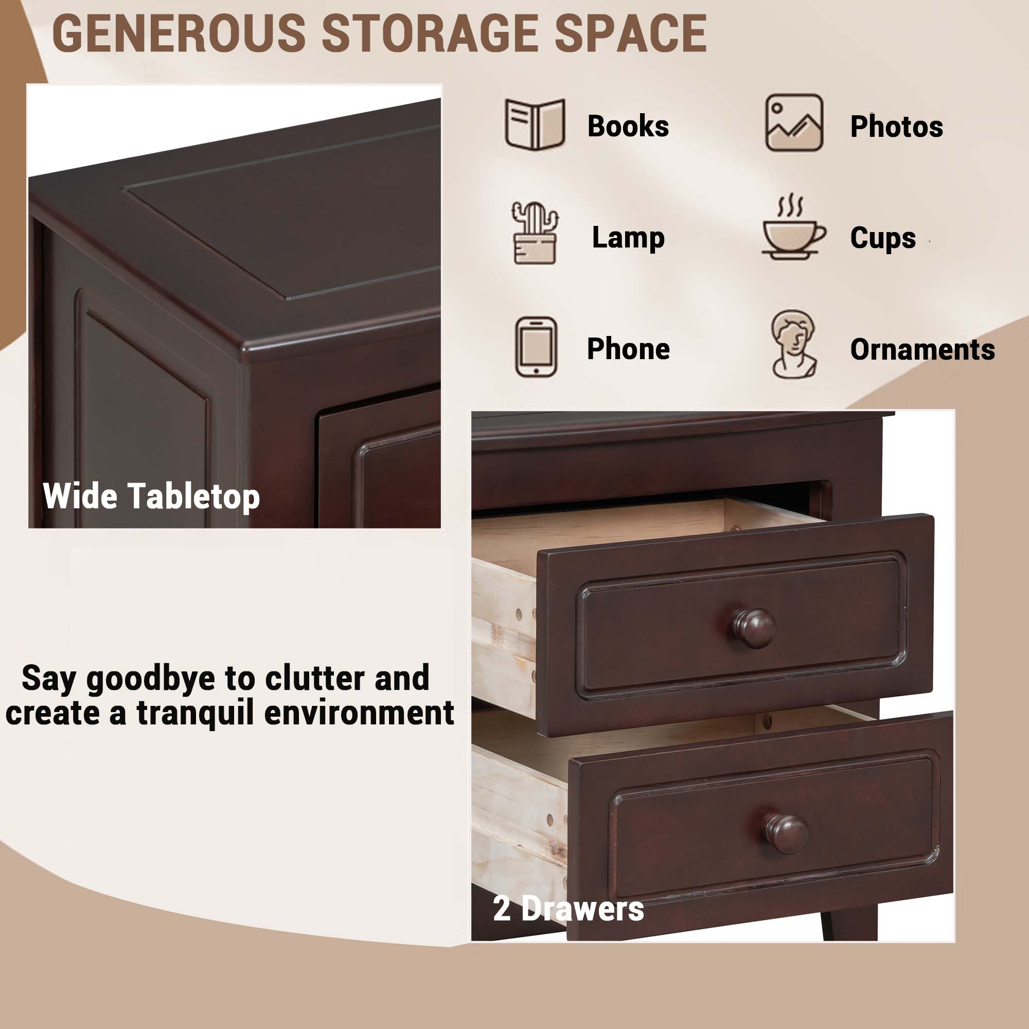 Fun Orange FUN25NS04 nightstands - View #3