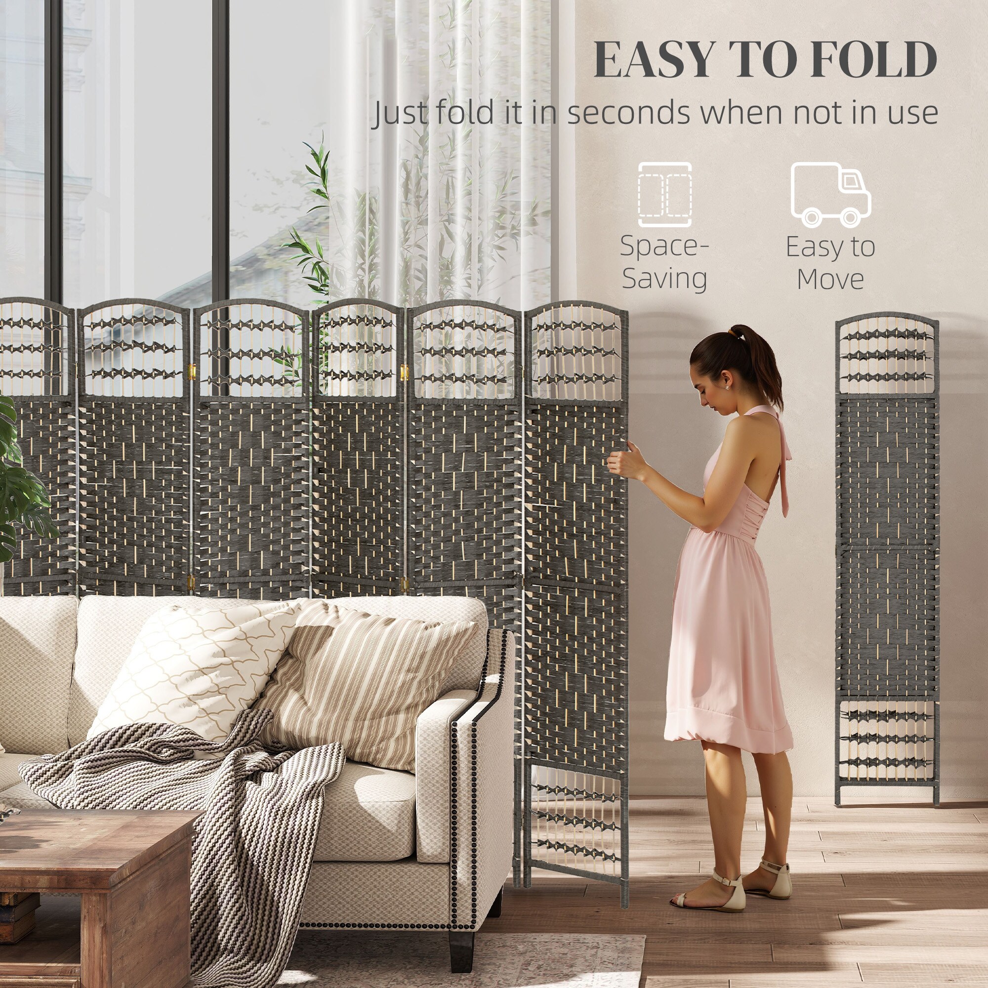 LUXEYARD DS-M-BAC06565 Indoor-Privacy-Screens - View #6