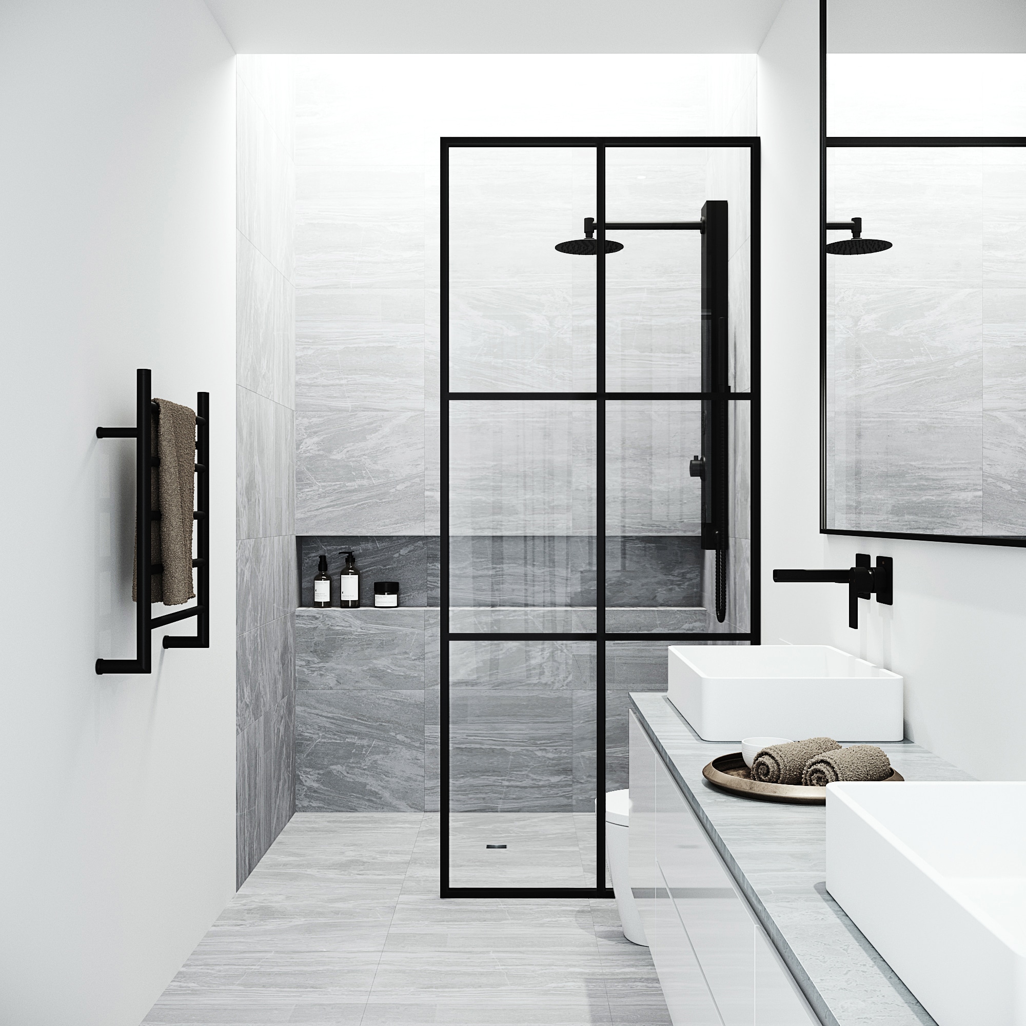 VIGO VG6091MBCL3474 Shower-Doors - View #5