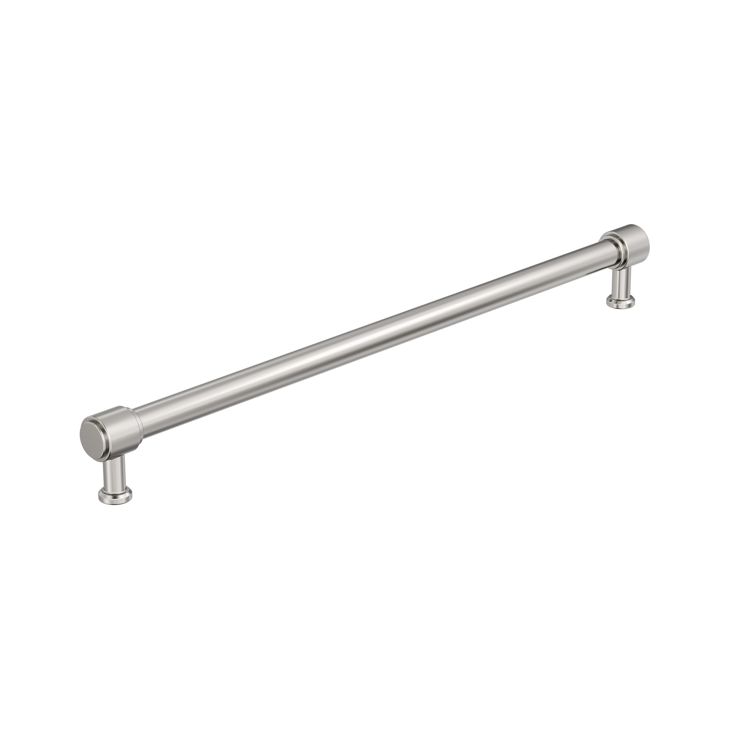 Amerock BP37471PN Faircrest 18-in , 457mm Center to Center Polished Nickel Cylindrical Bar Appliance Pull