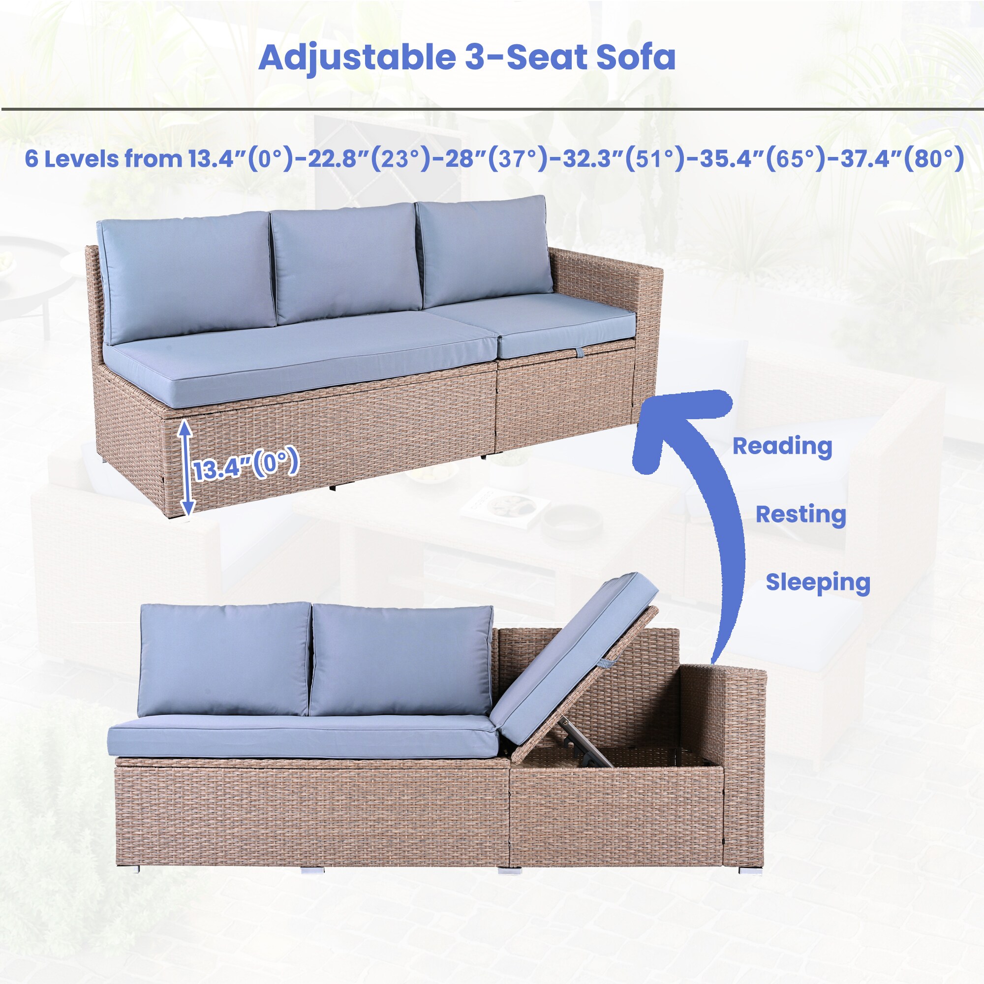 SINOFURN SYA010503GY Patio-Sofas-Daybeds - View #13