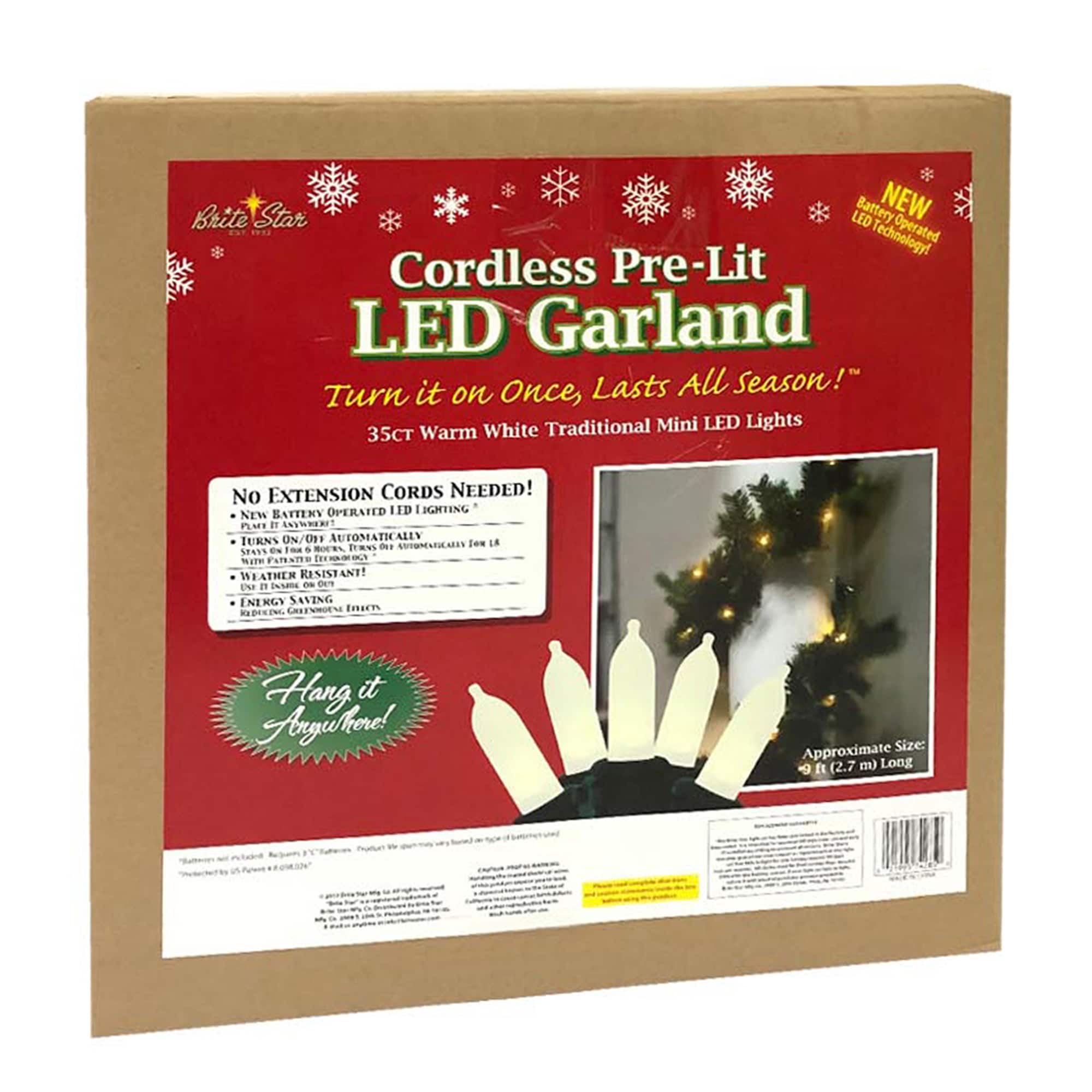 Brite Star 74-285-00 Artificial-Christmas-Garland - View #2