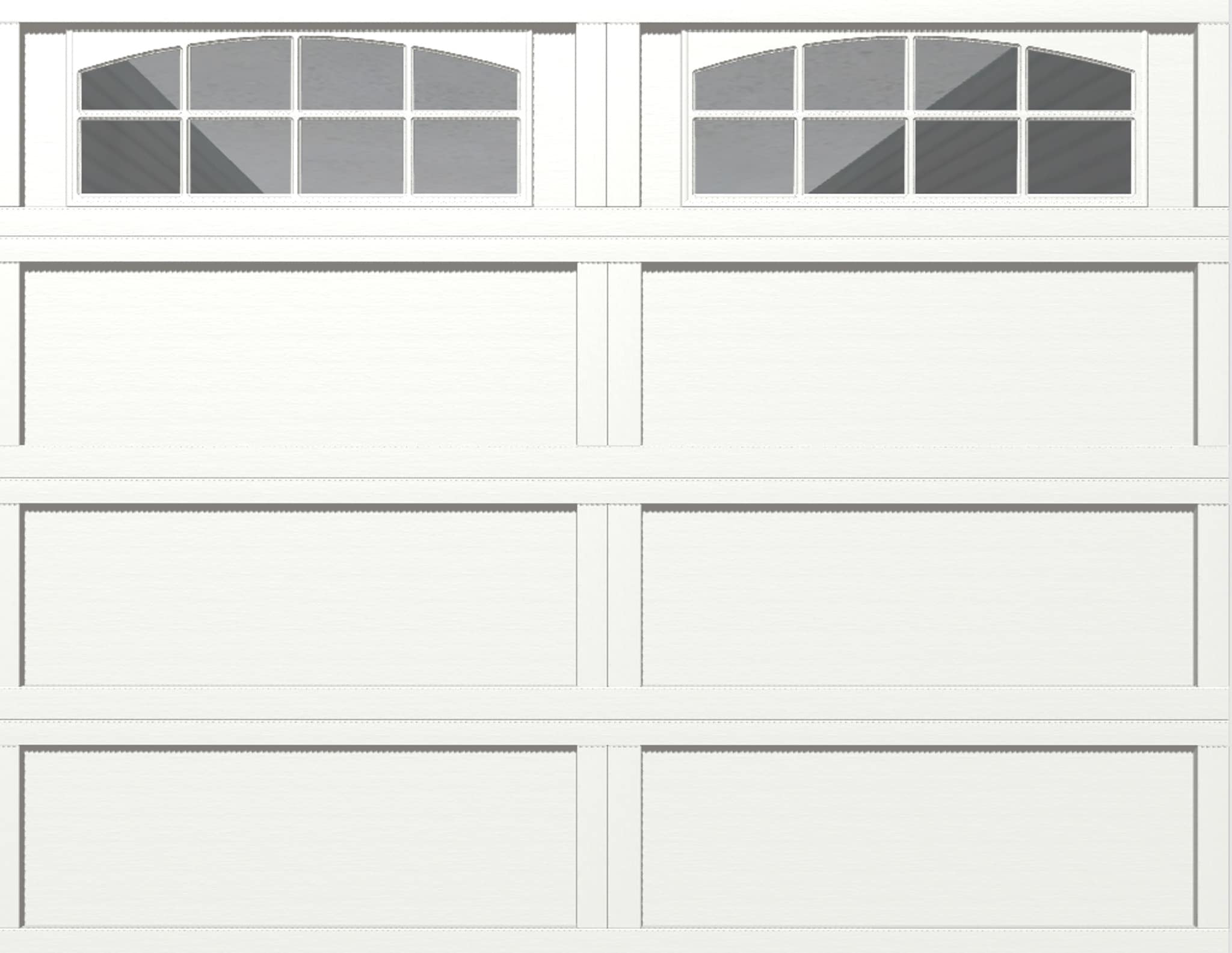 Wayne Dalton WD9405WSFWCSIII97 Classic Steel Model 9405 9-ft x 7-ft Insulated White Single Garage Door with Windows