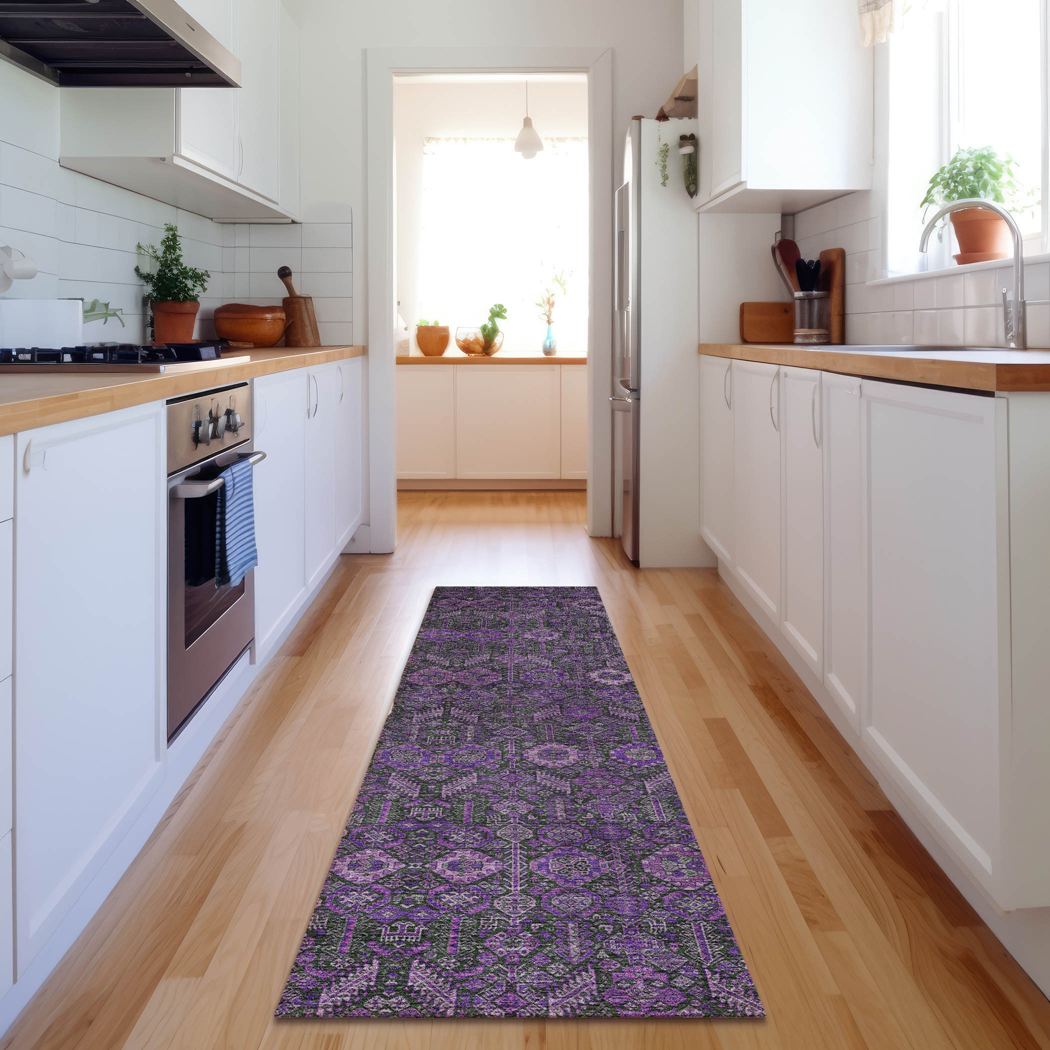 Addison Rugs AMF564BN10X14 Mayfield AMF564BN 10 x 14 (ft) Loomed Polyester Burgundy Rectangular Indoor Geometric Machine washable Area rug