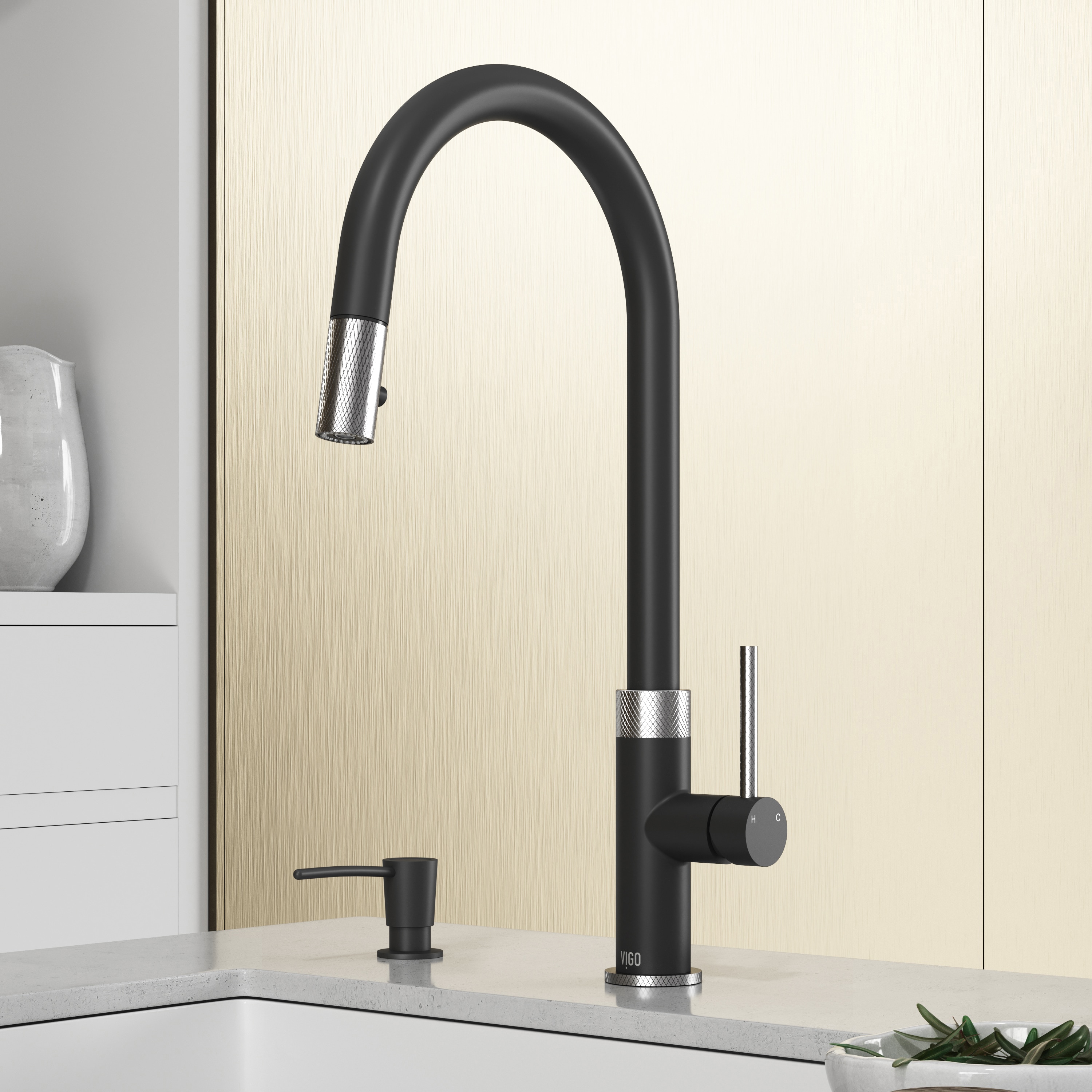 VIGO VG02033STMBK2 Kitchen-Faucets - View #2