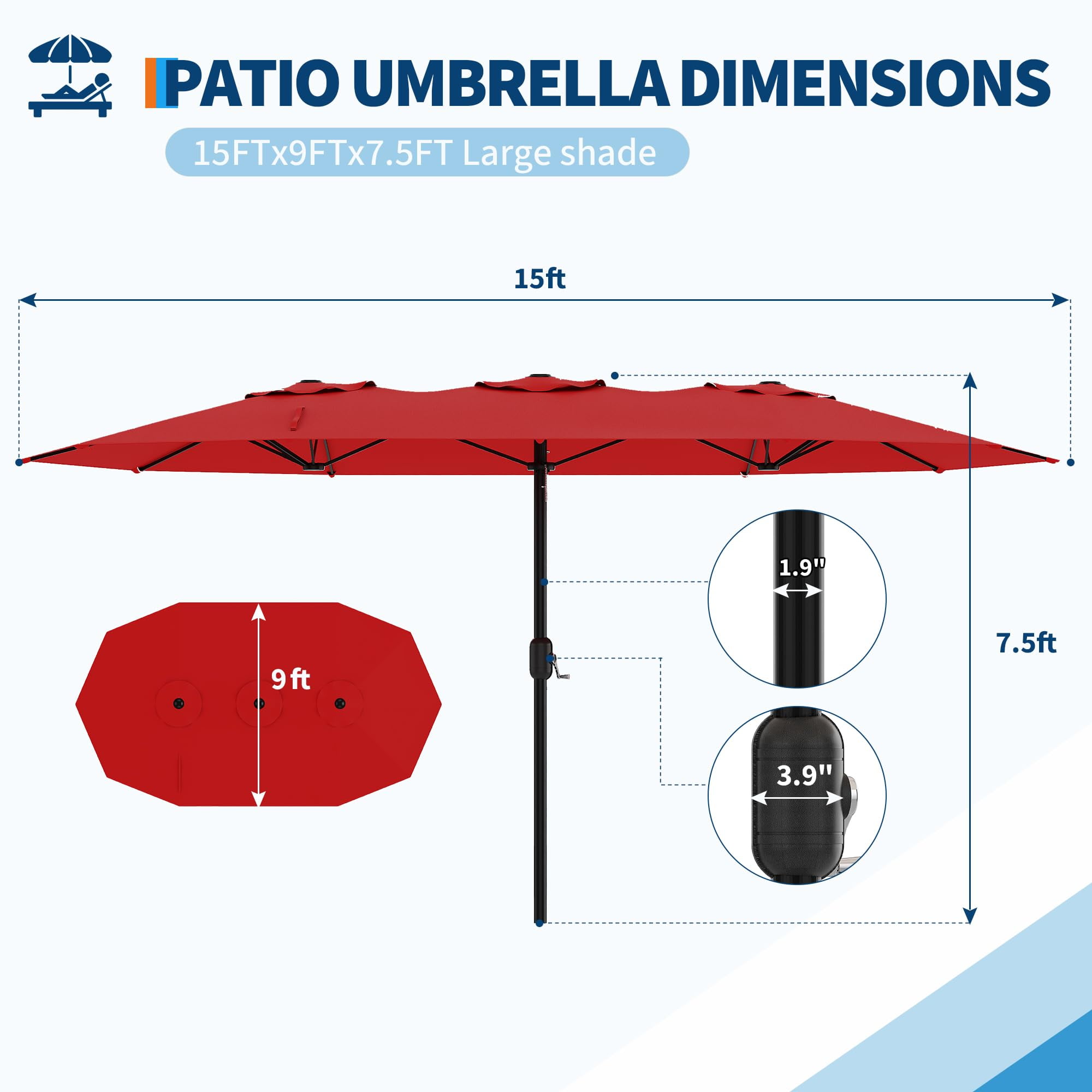 GAOMON LSPPJOK-2HN75RL0TG Umbrellas-2 - View #7