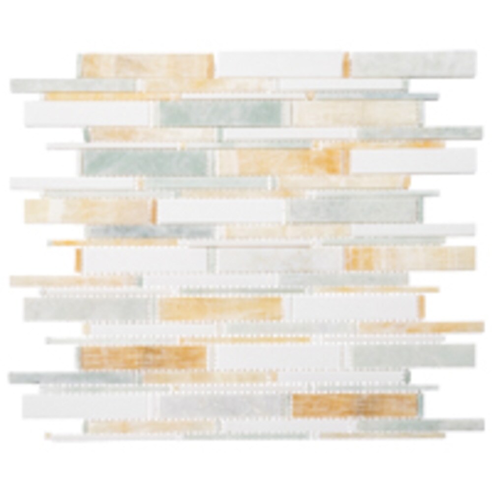 Andova Tiles SAM-ANDKNO896 Sample- Paque 6-in x 6-in Glossy Brick Look Floor and Wall Tile