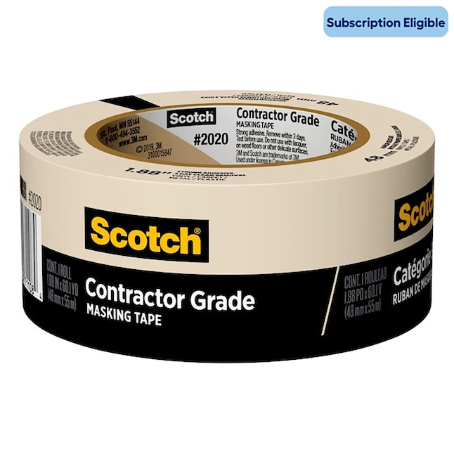 Imperialisme trend uhyre Scotch 2020 Contractor Grade 1.88-in x 60 Yard(s) Masking Tape in the Masking  Tape department at Lowes.com