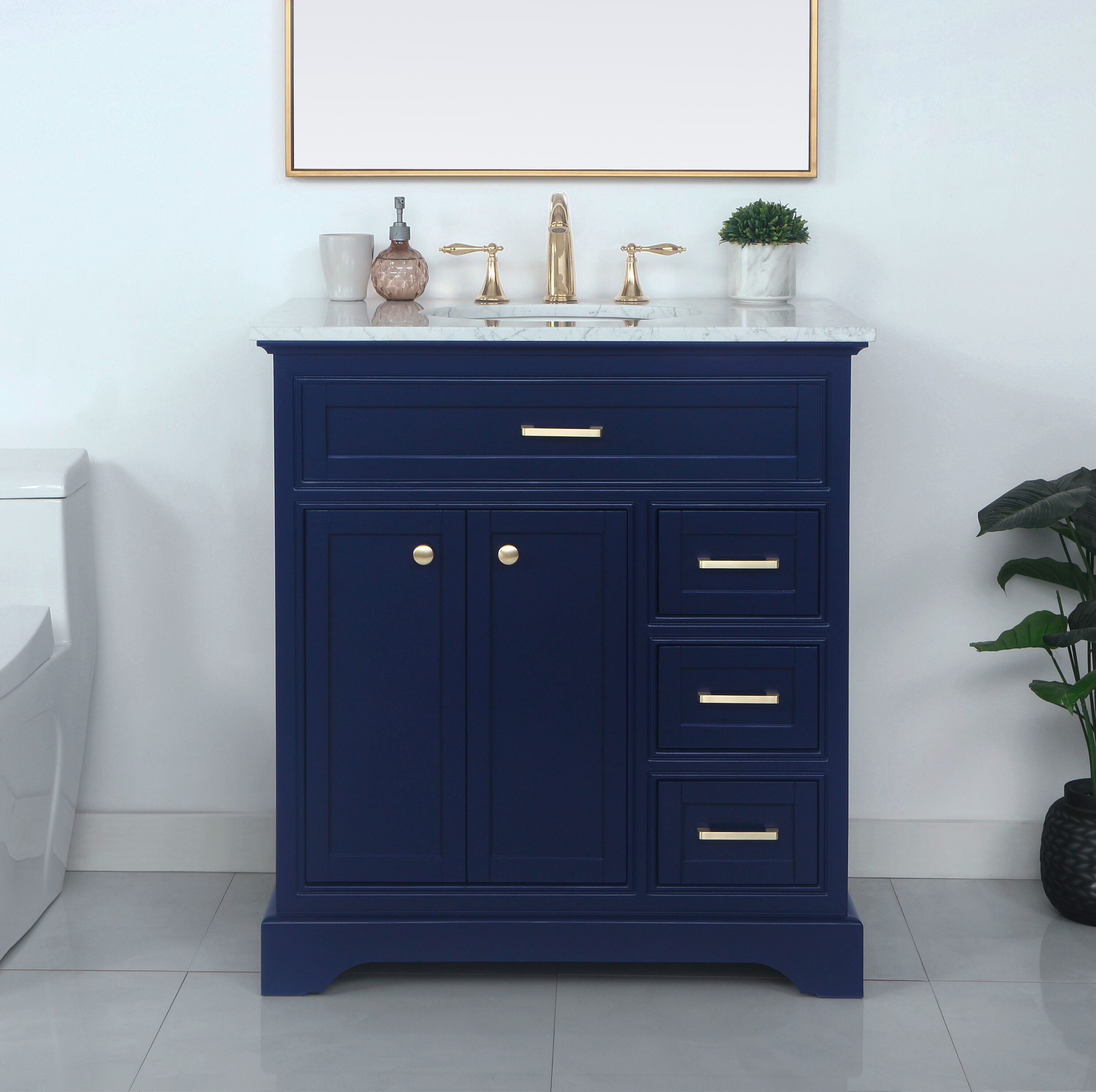 Elegant Decor HF45096BL Bath-Vanity-Combo - View #3