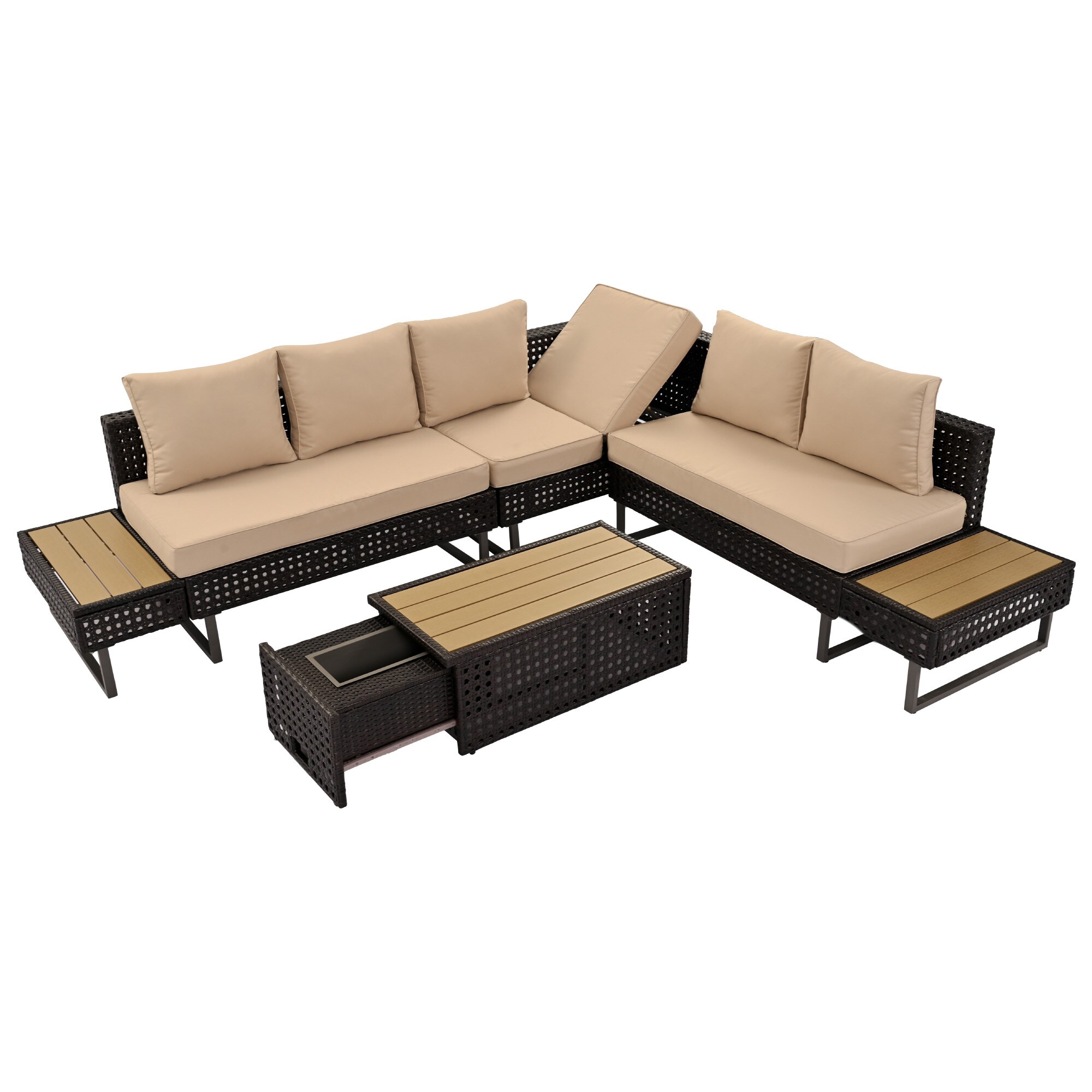 SINOFURN SYB260077BN Patio-Sofas-Daybeds - View #11