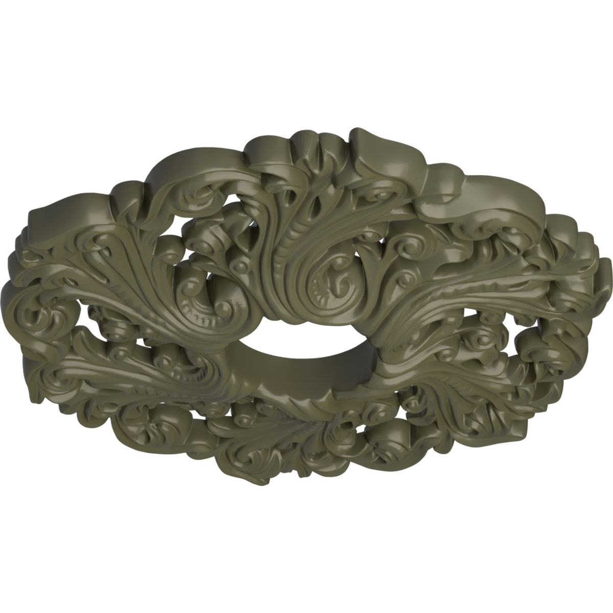 Ekena Millwork CM19ORPTF Ceiling-Medallions - View #2