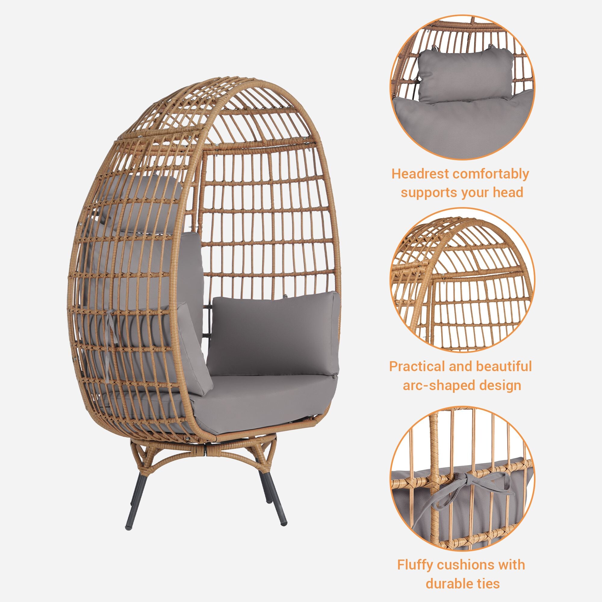 SANSTAR L-RJDC63LY-BB Patio-Chairs - View #4