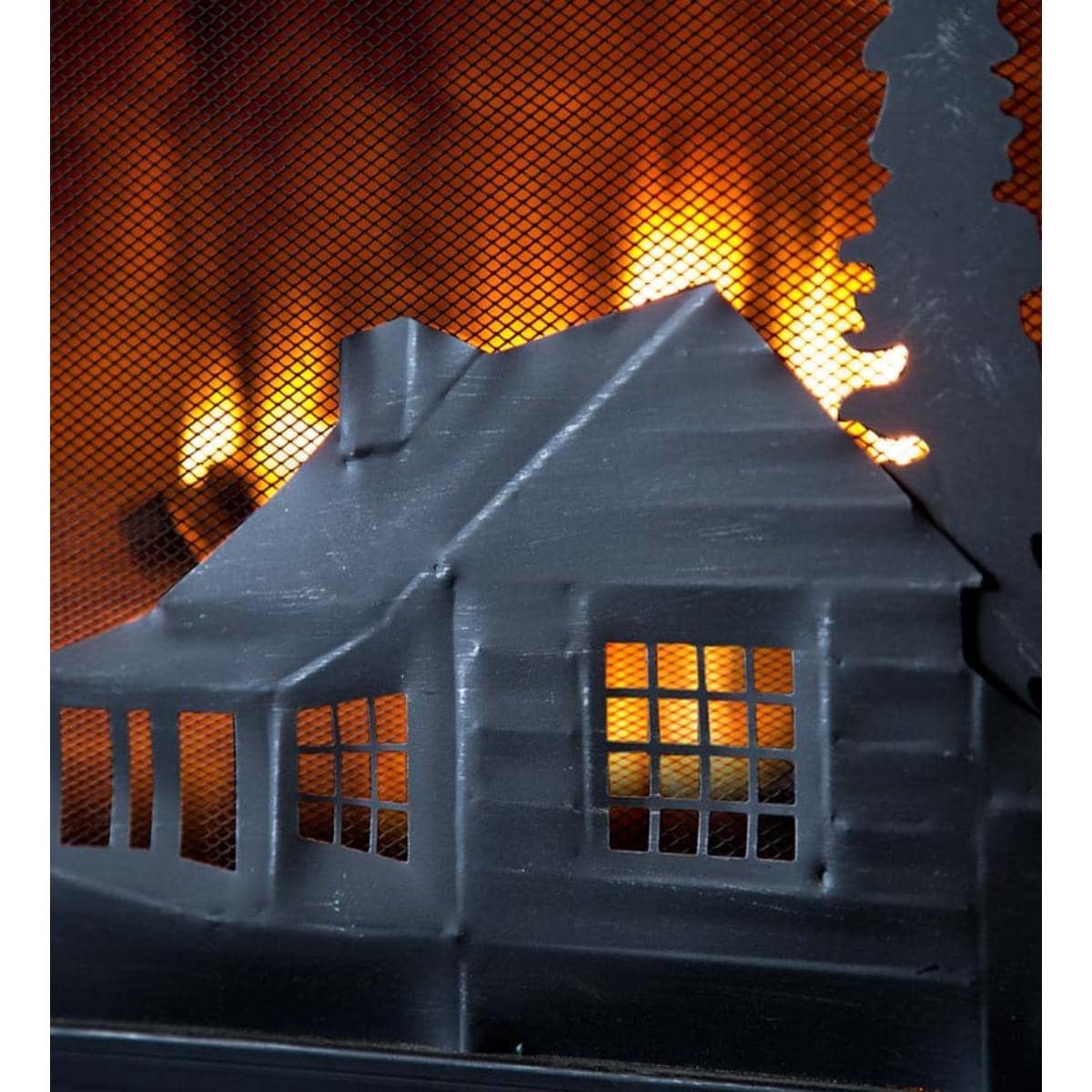 Evergreen 13382 BK Glass-Fireplace-Doors - View #3