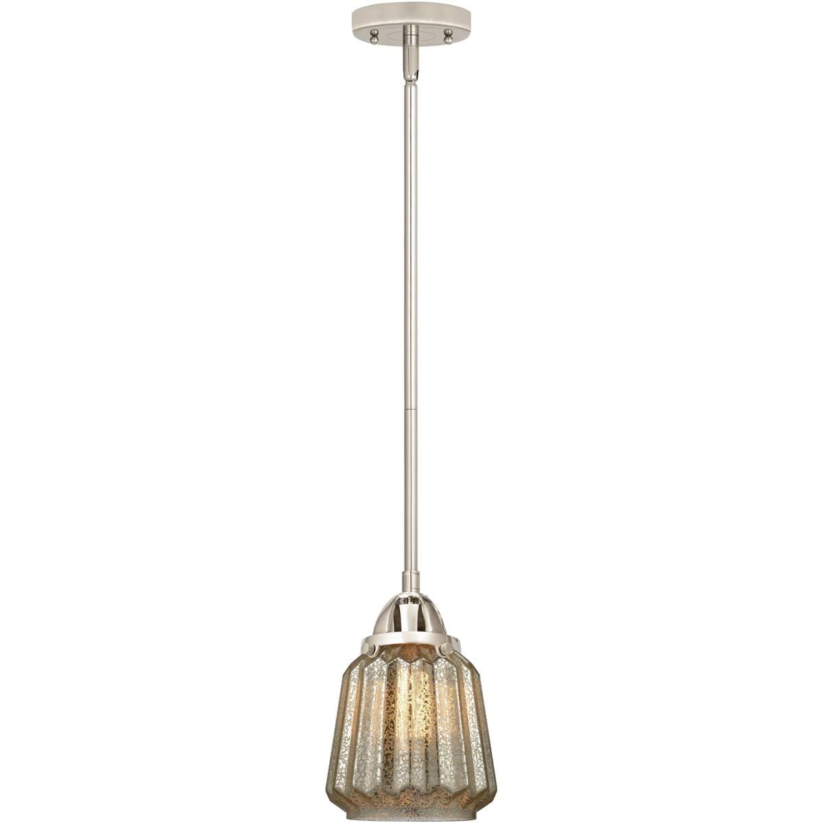 Innovations Lighting 2130139 288-1S-PN-G146-LED Nouveau 2 Chatham Mini Pendant