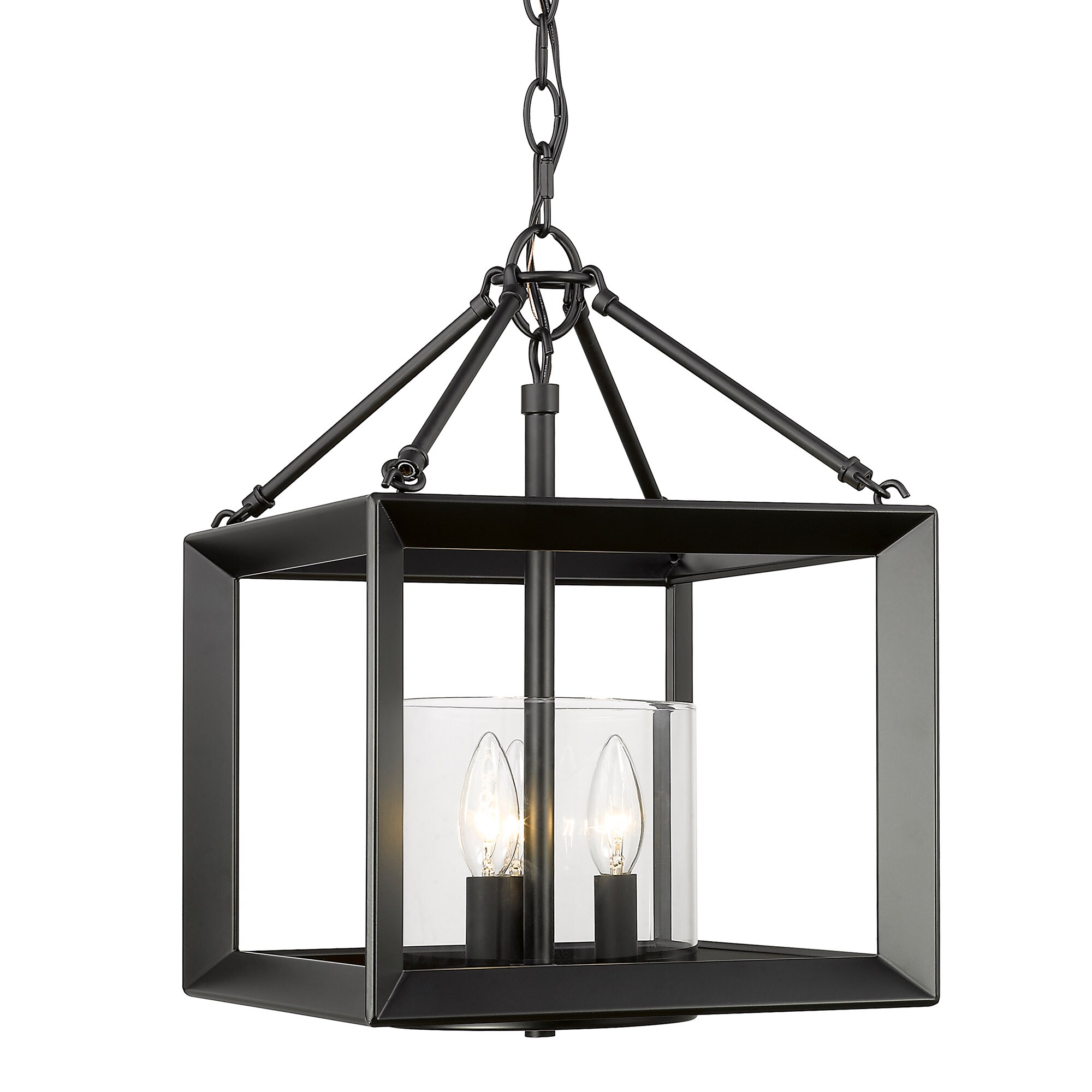 Golden Lighting 2073-M3 BLK-CLR b090015 - View #3