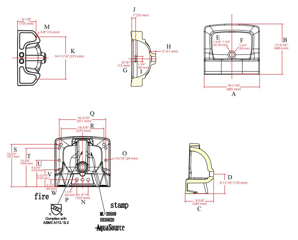 Project Source ML-20509 Bath-Sink - View #4
