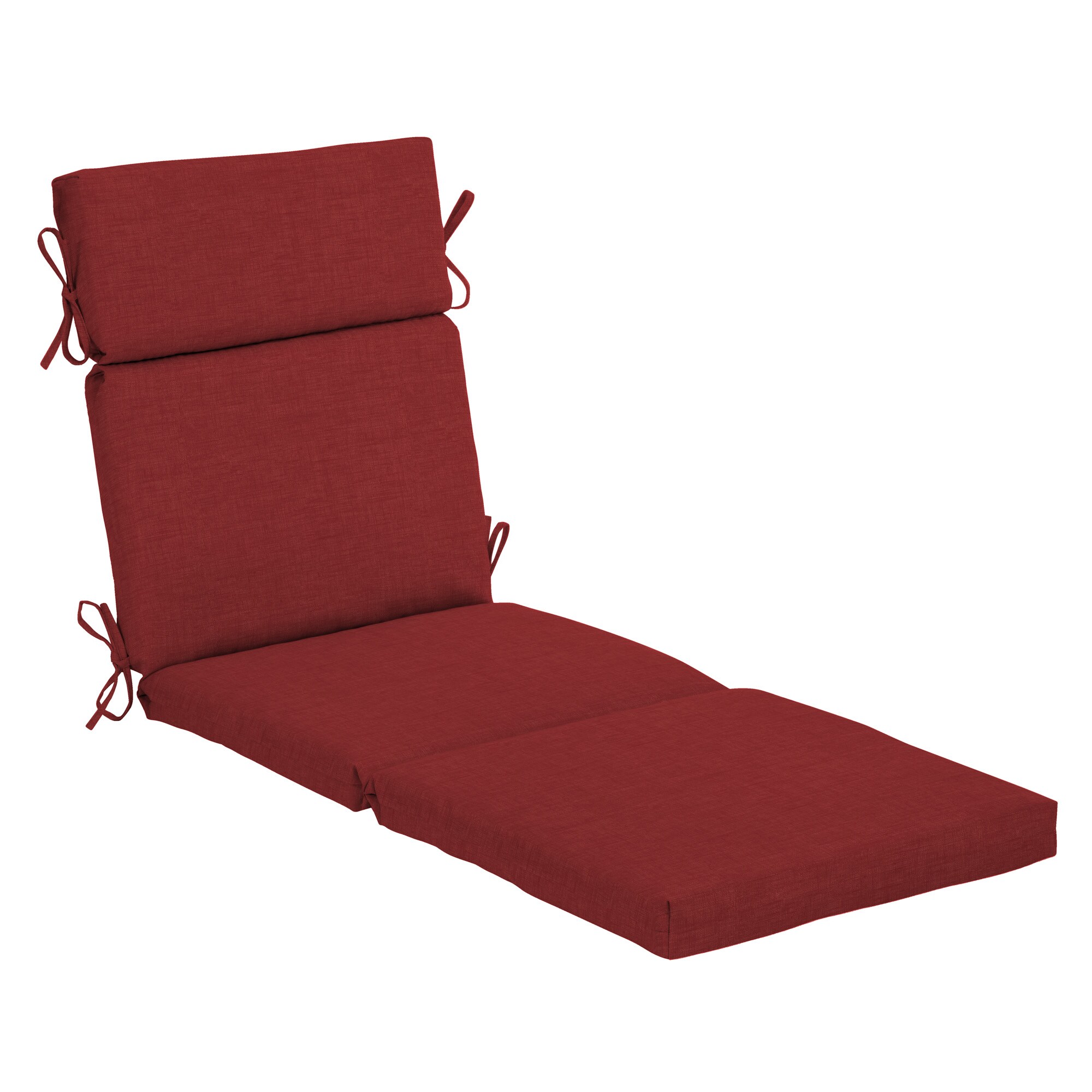 rødme afhængige Låne Arden Selections 52-in x 22-in Ruby Red Leala Patio Chaise Lounge Chair  Cushion in the Patio Furniture Cushions department at Lowes.com