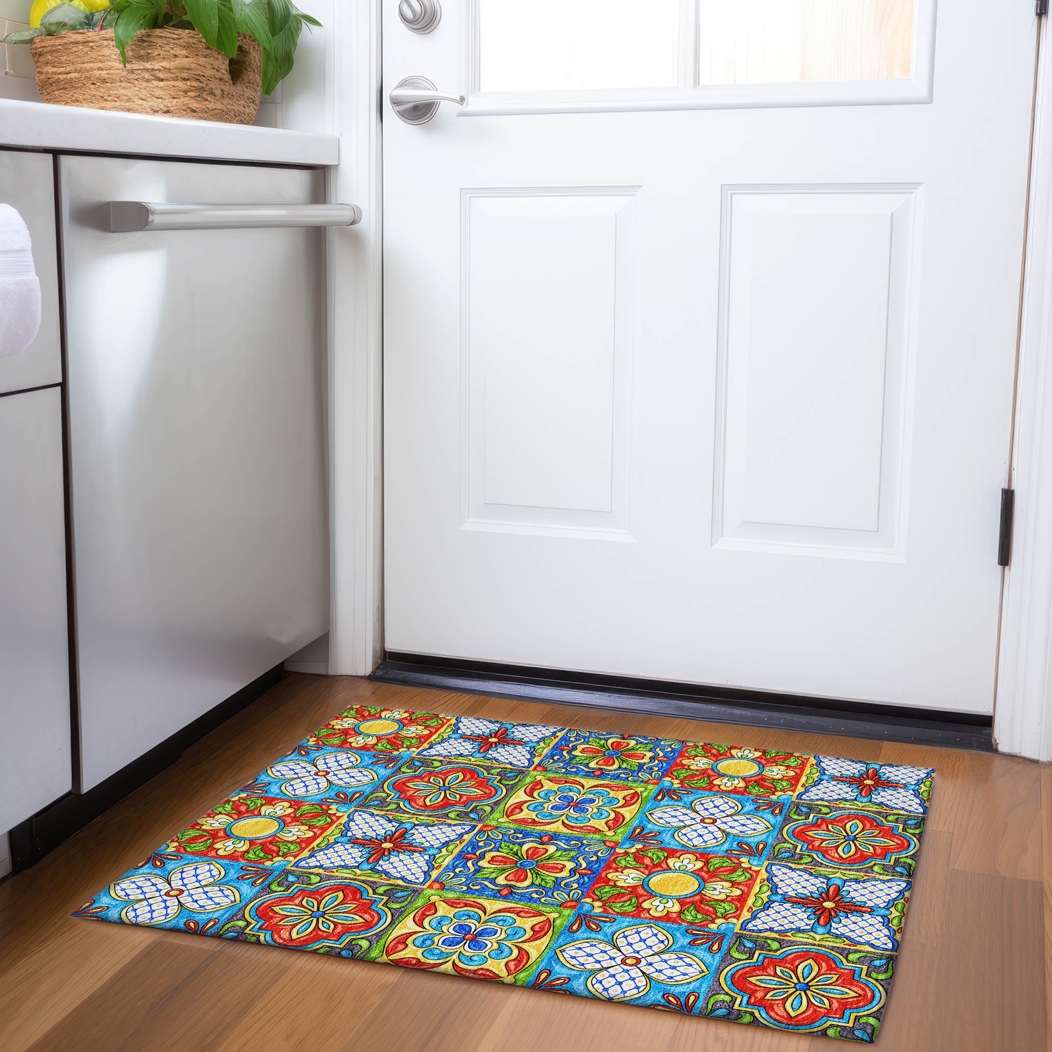 Addison Rugs AMF175KA20X30 Mayfield AMF175KA 2 x 3 (ft) Loomed Polyester Kaleidoscope Rectangular Indoor Geometric Machine washable Area rug