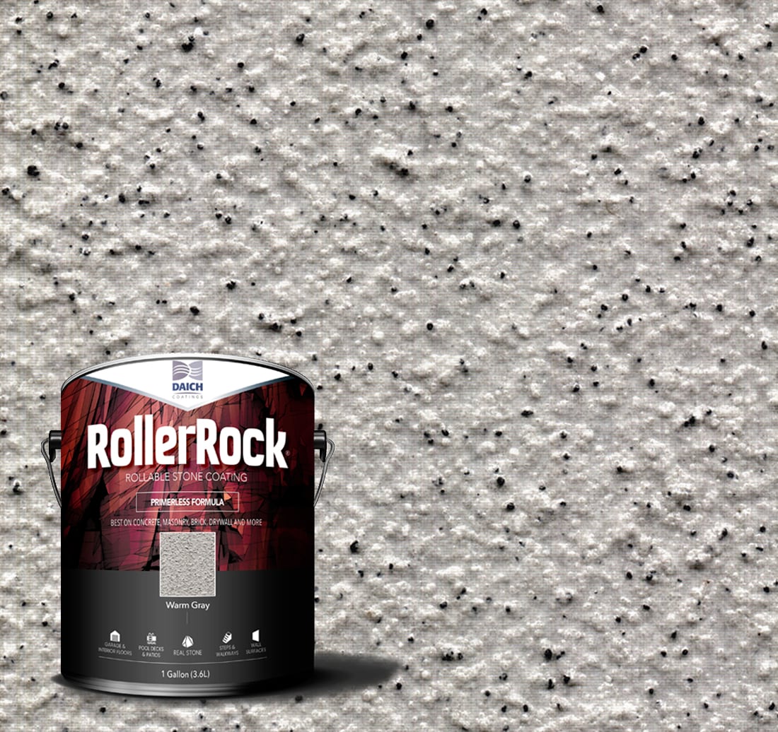 Daich RRPL-WG-378 RollerRock Warm Gray Tintable Satin Interior/Exterior Anti-Skid Porch and Floor paint ( 1-gallon )