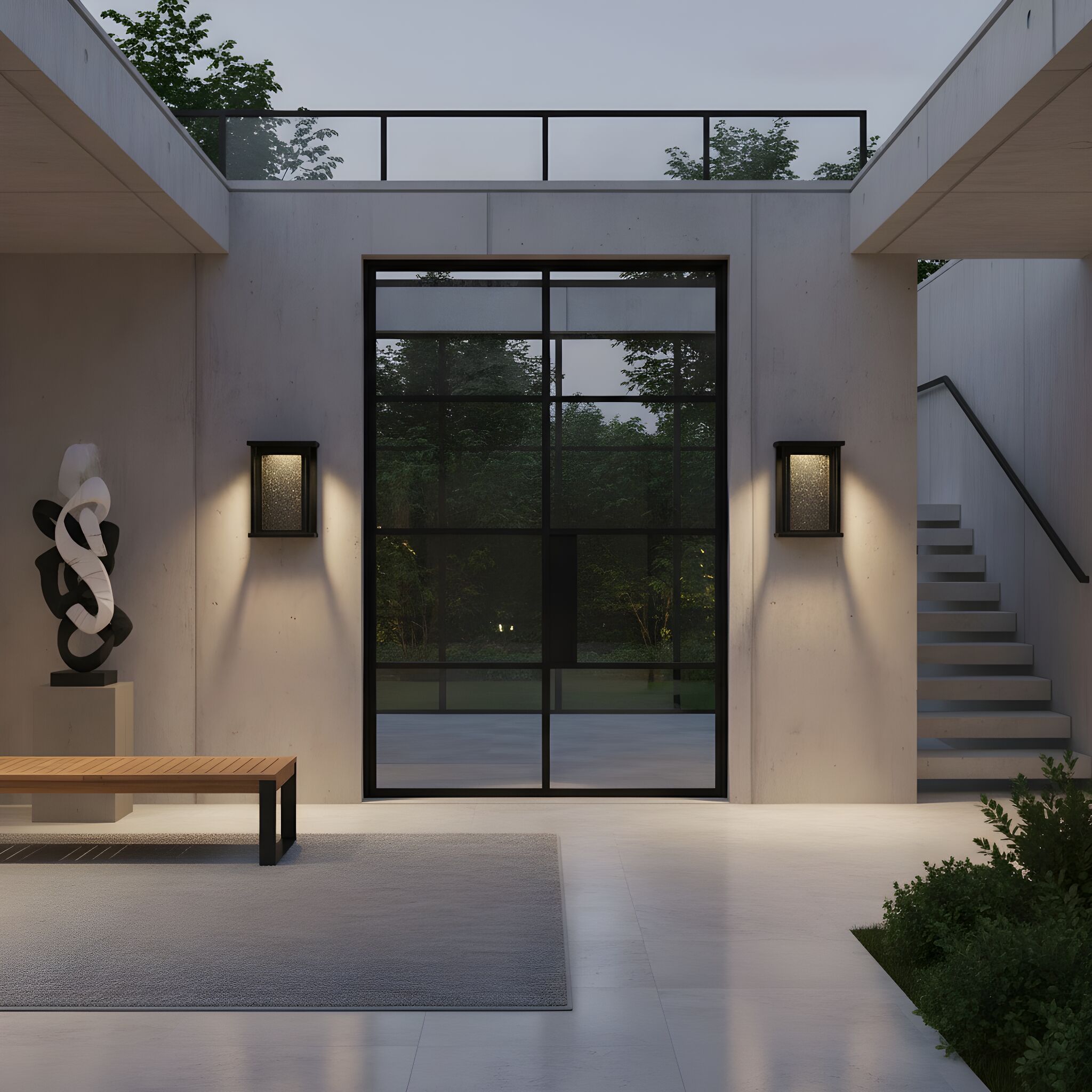 Generation Lighting GLO1321TXB Outdoor-Wall-Lighting - View #2