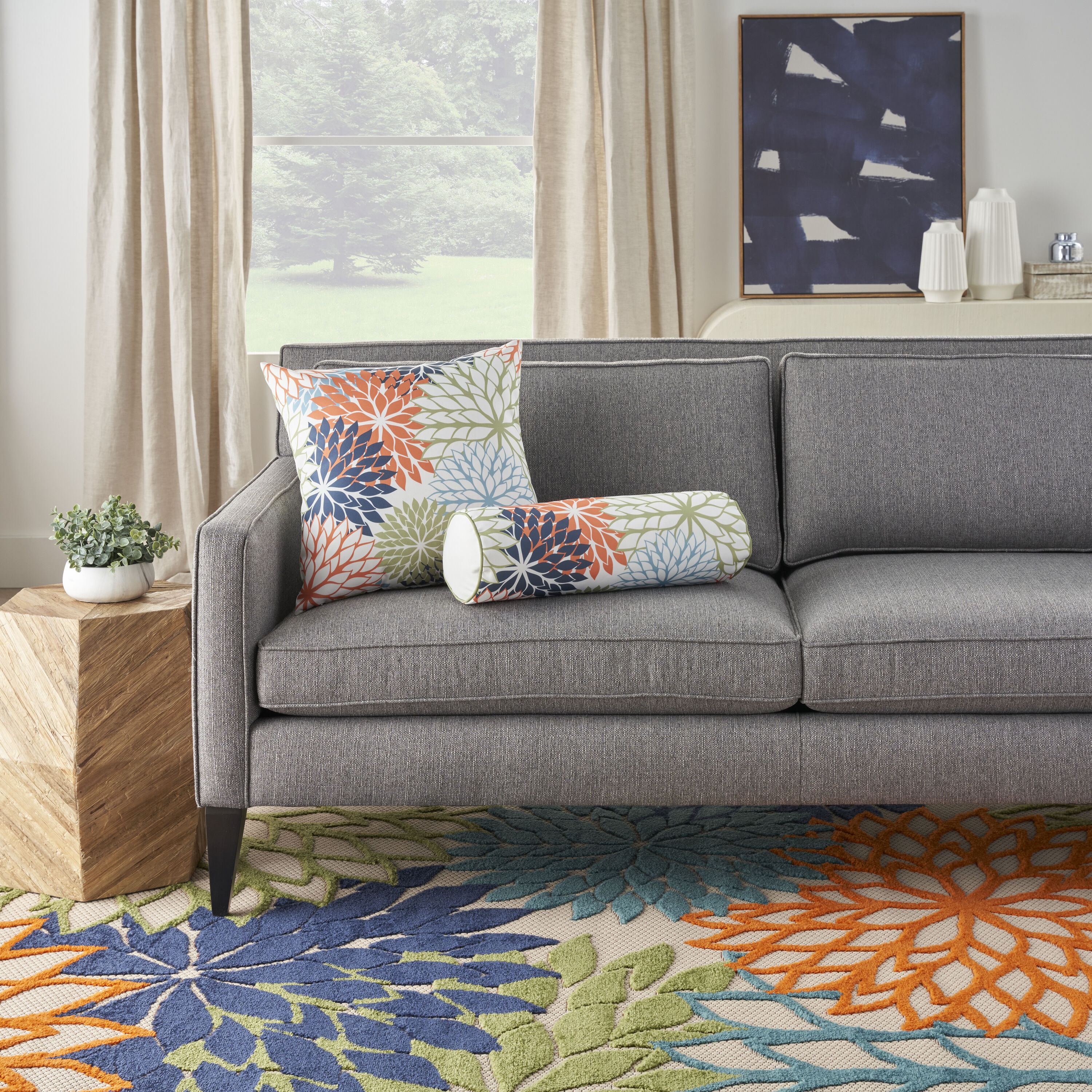 Mina Victory 798019006563 Outdoor-Accent-Pillows - View #5