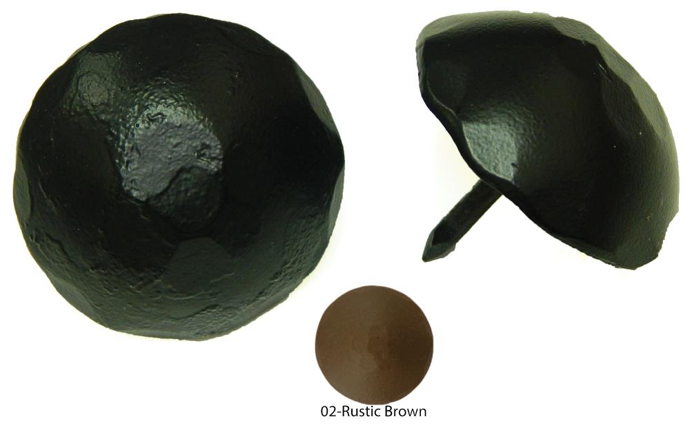 Agave Ironworks CL003-02-12PK Round Clavos 12-Pack 1-1/4-in Brown Gate Hardware Kit