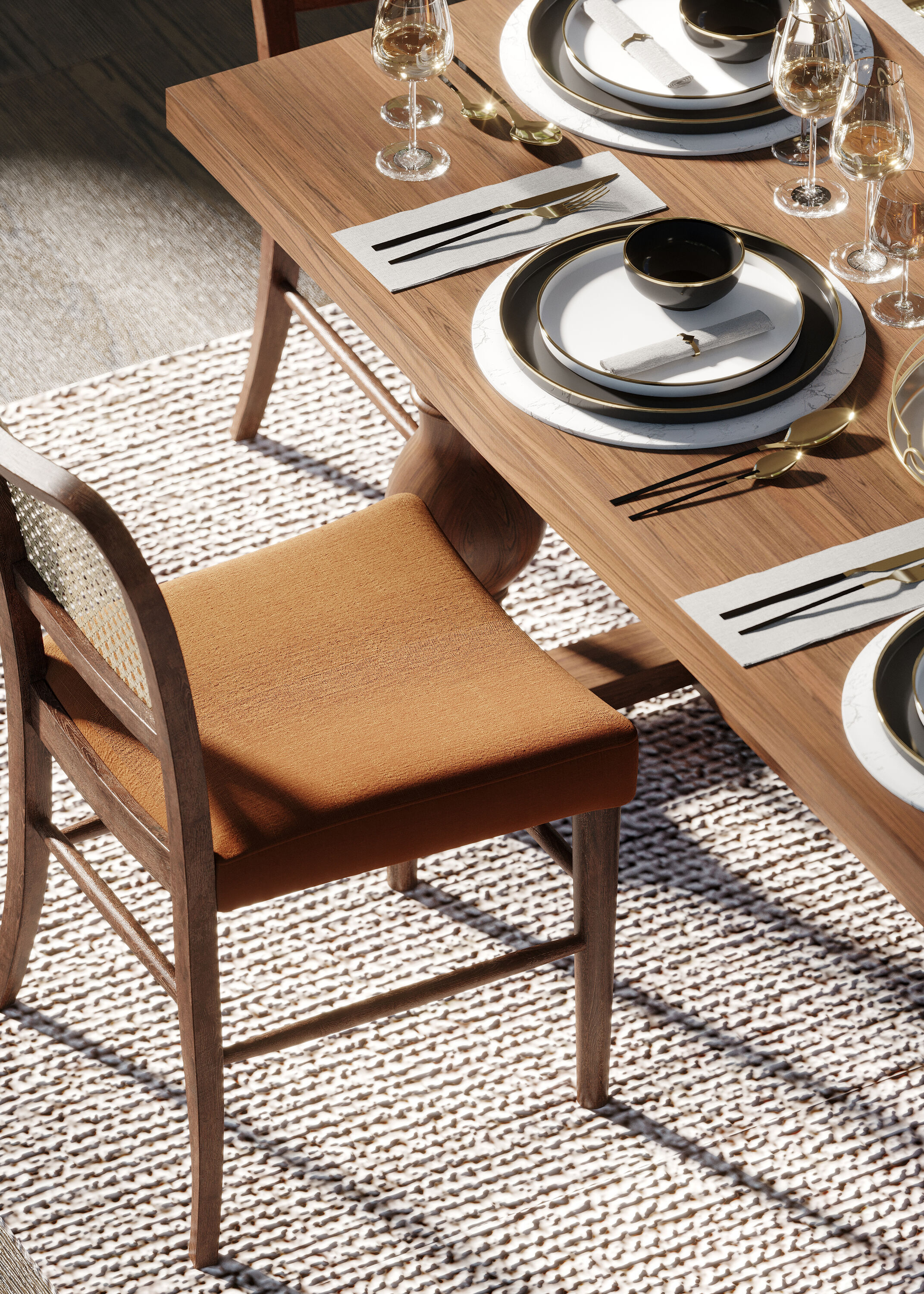 Maven Lane ML354002-WDC-BR Dining-Chairs - View #3