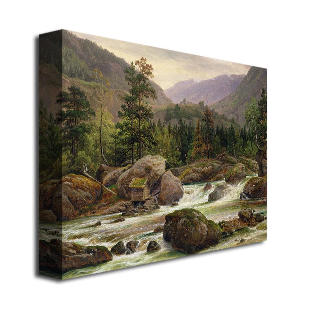 Trademark Fine Art Framed 18-in H x 24-in W Landscape Print on Canvas ...