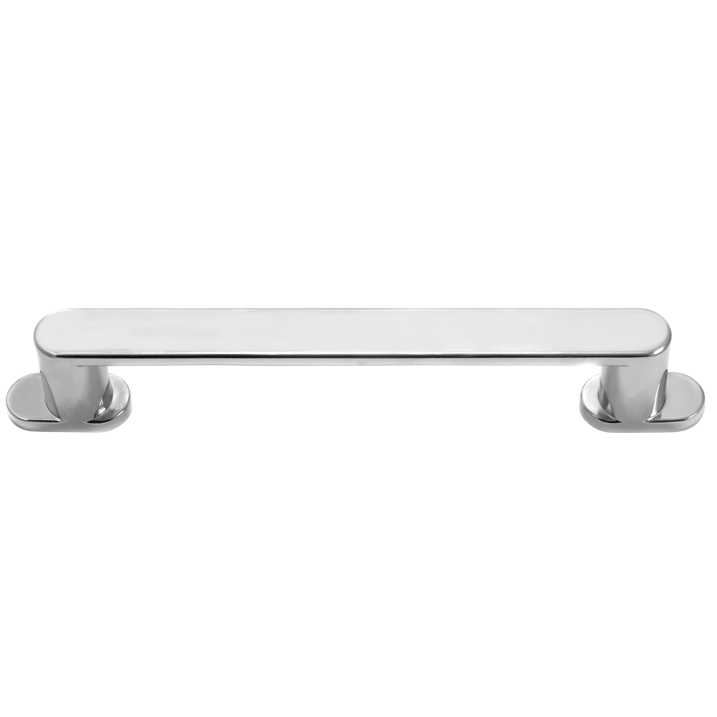 MNG Hardware 81326 Aspen 5-1/16-in , 128mm Center to Center Polished Chrome Oval Handle