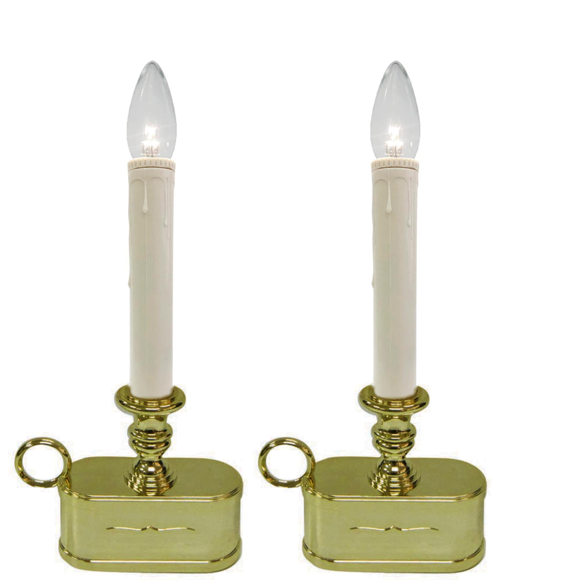 Brite Star 45-176-20 2 -Pack Unscented Gold Flameless Battery operated candle