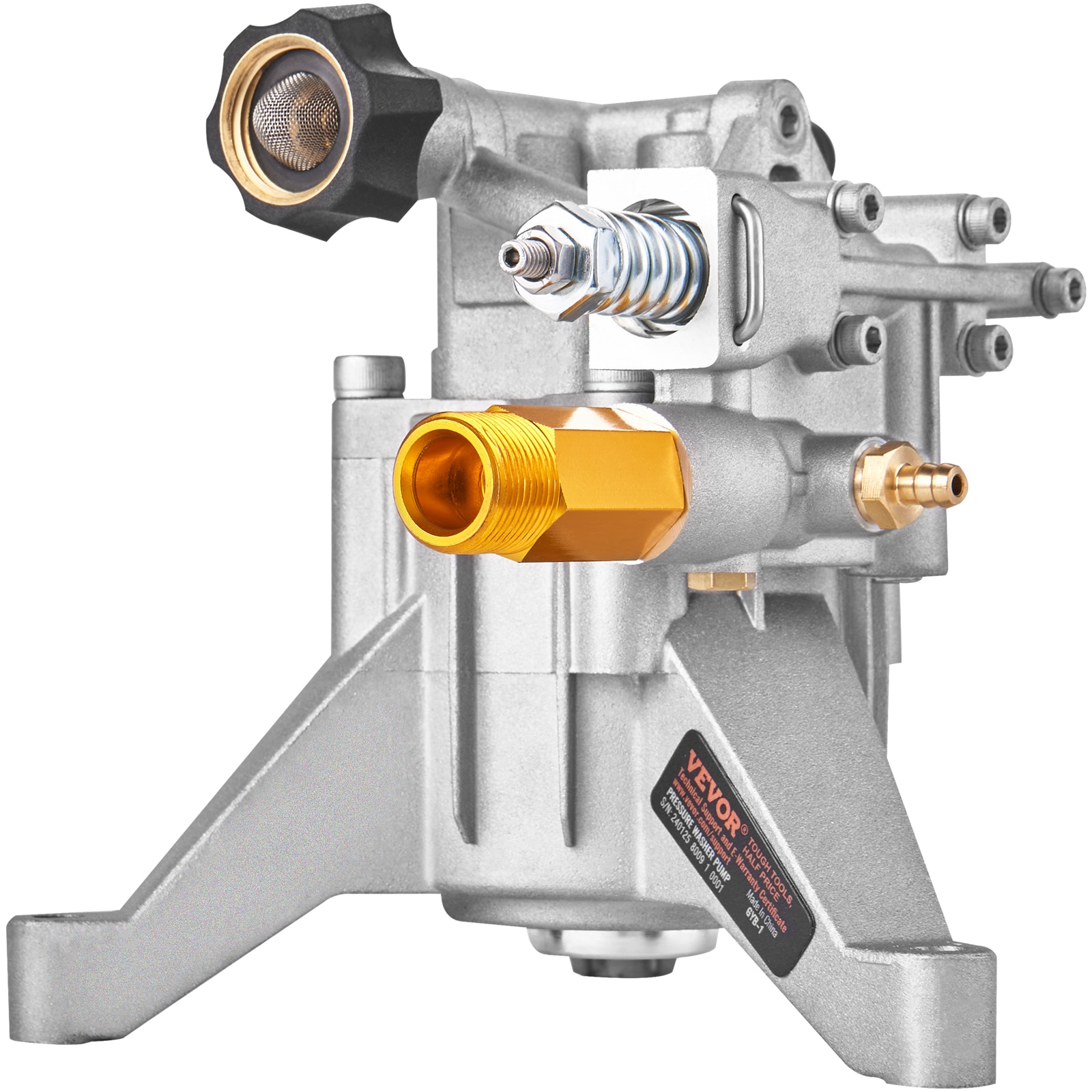 VEVOR ZZXPBZZ78INCHDXGMV0 7-HP 2.5-Gallon Aluminum Pool pump