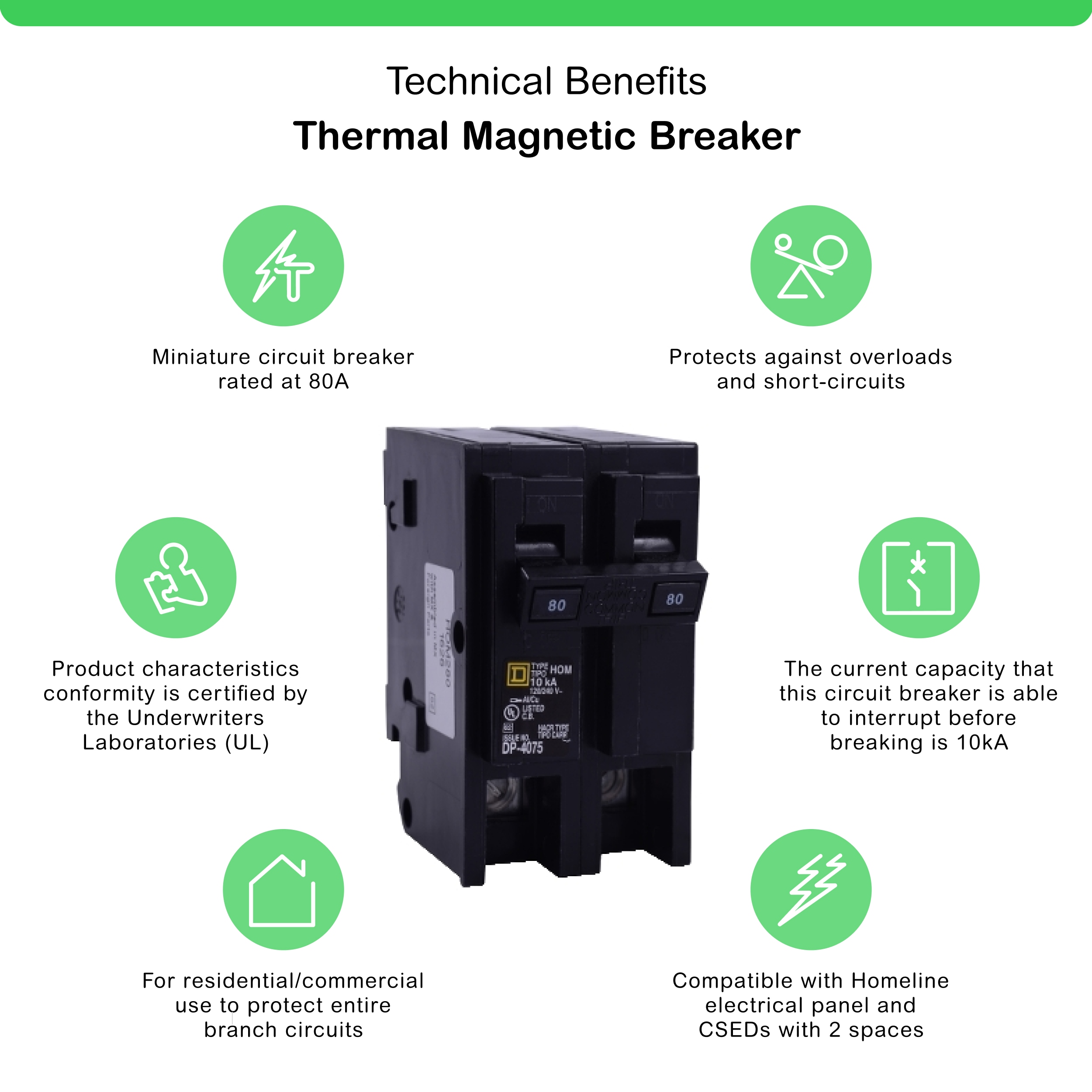 Square D HOM280CP Circuit-Breakers - View #2