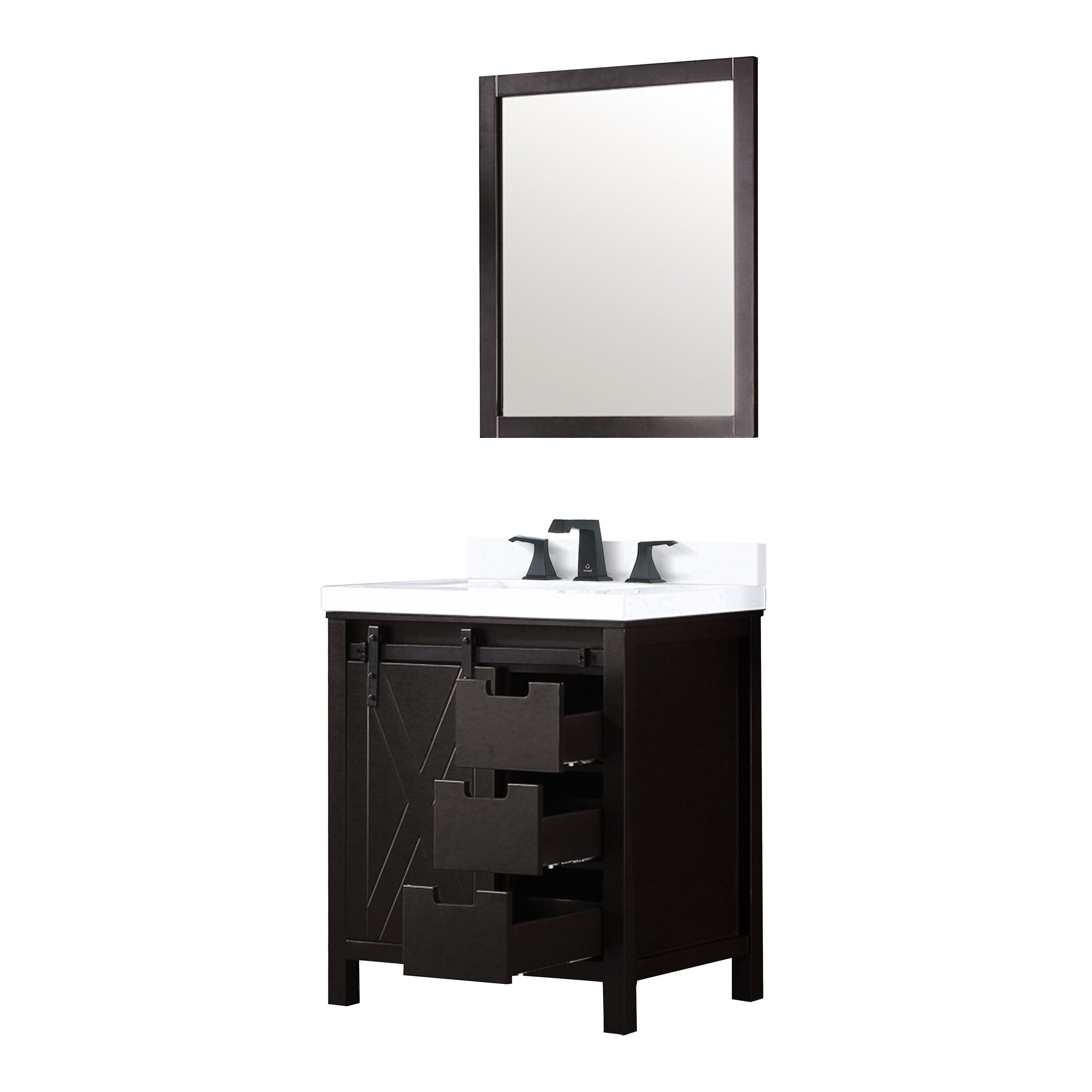 Lexora LM342230SCCSM28F Bath-Vanity-Combo - View #5