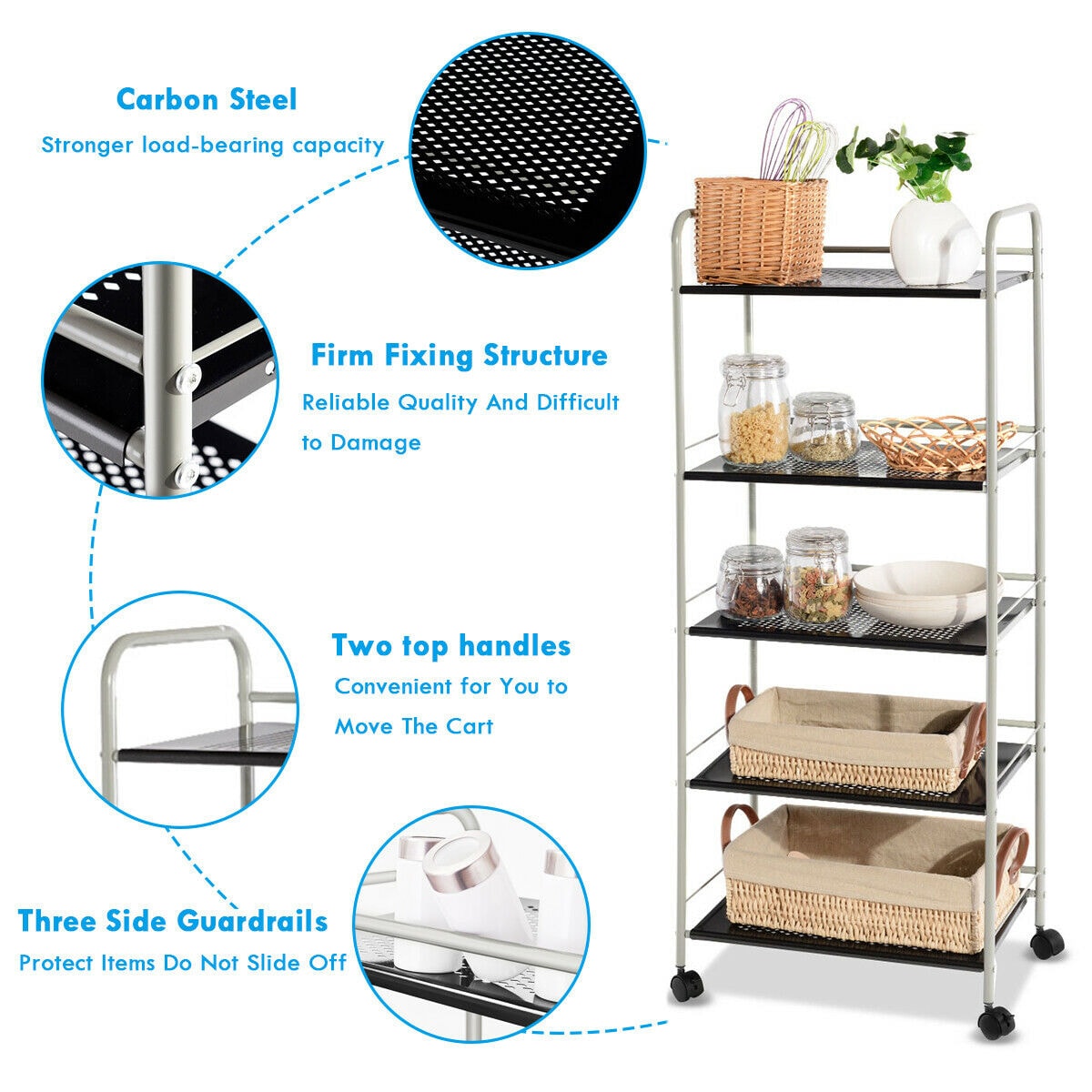 Costway HW56831 Free-Standing-Shelving - View #7