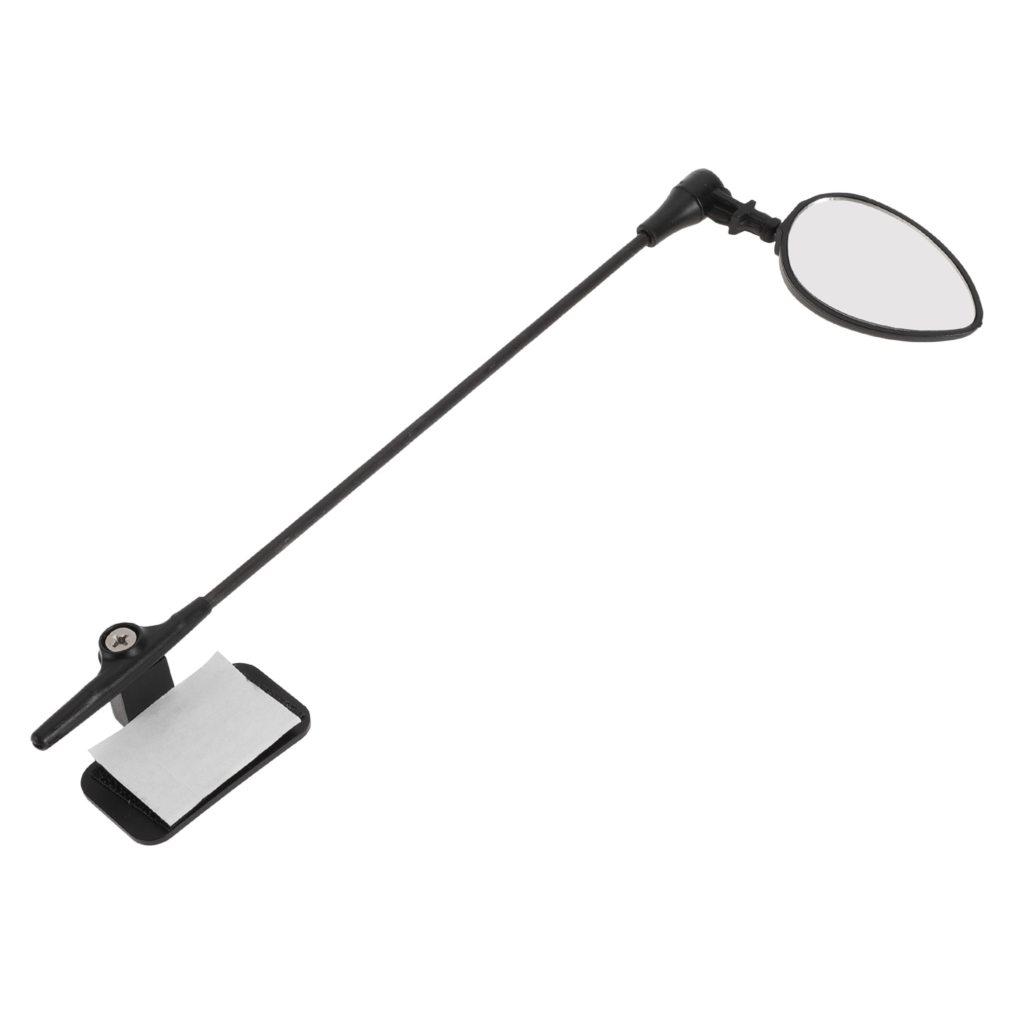 Unique Bargains Bike Rearview Mirror 5x3.3cm Adjustable / Front Handlebar Bike Mirror Black for Bicycle Mountain Road Bike 1pc