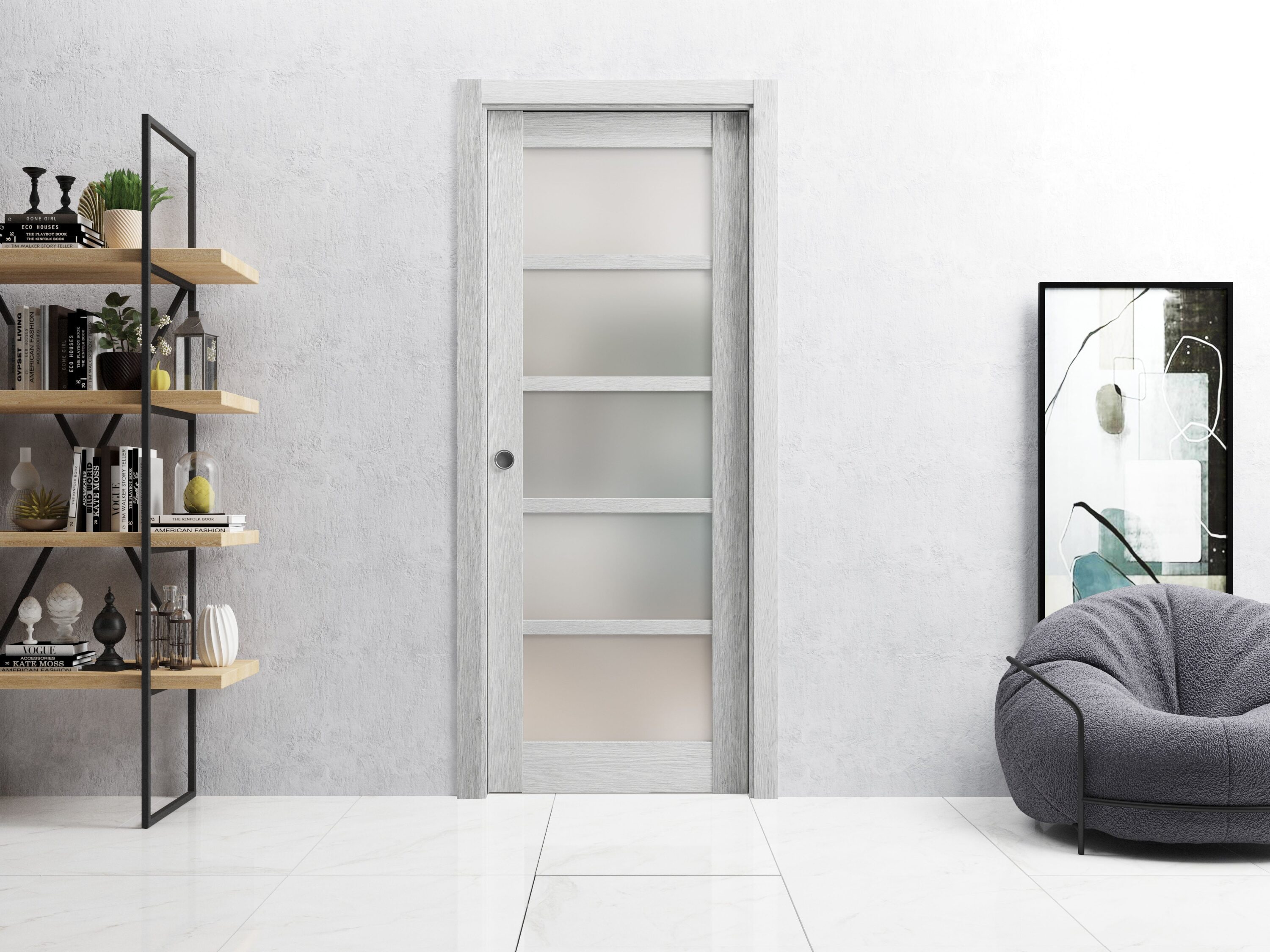 SARTODOORS QUA4002SOAK3696 Slab-Doors - View #3