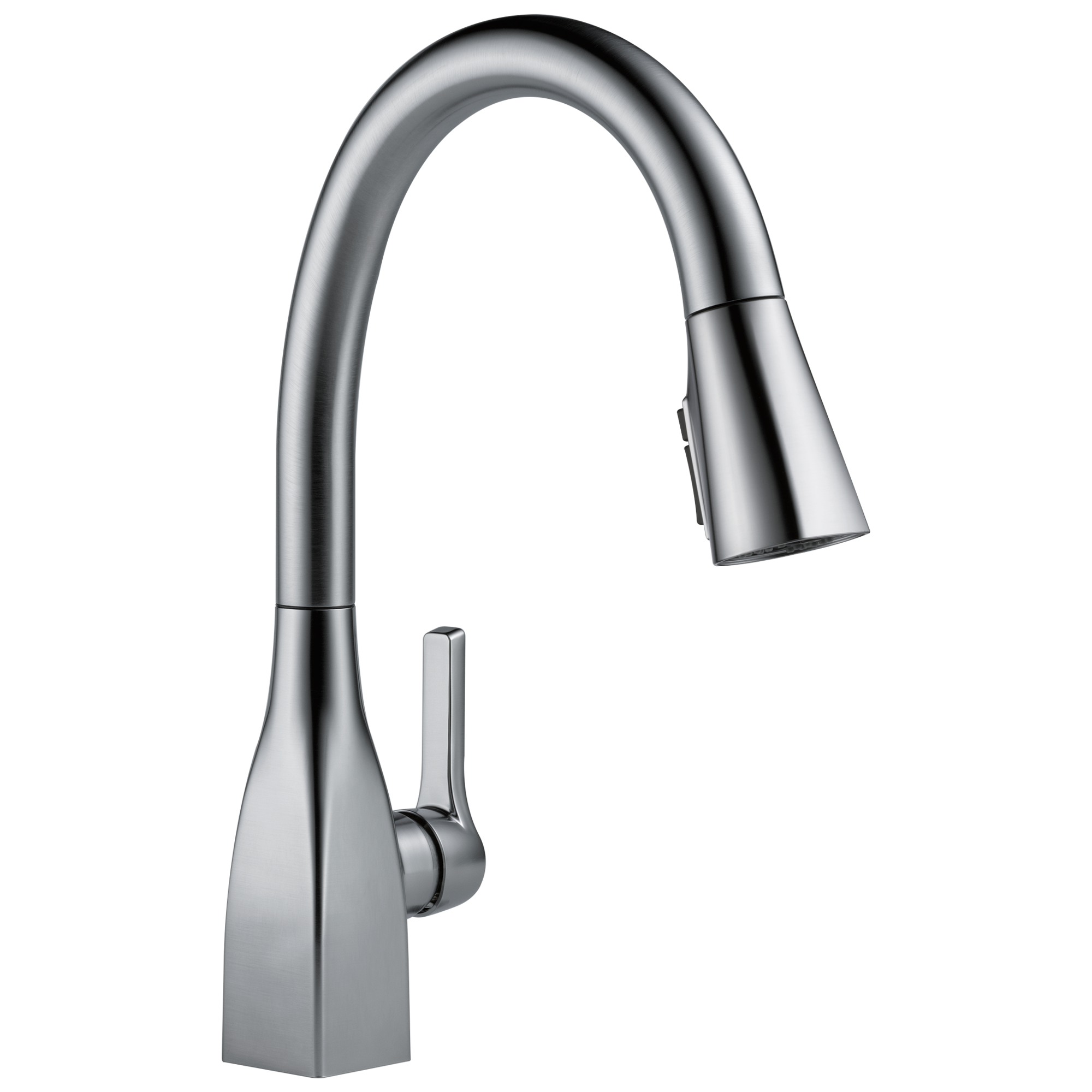 Delta 9183-AR-DST Mateo Arctic Stainless Single Handle Deck-mount Pull-down Kitchen Faucet with Sprayer