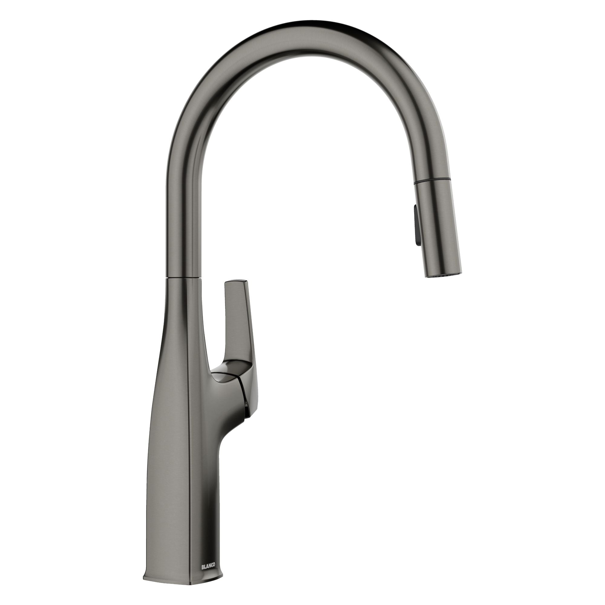 Satin Dark Steel Pull-out Spray Kitchen Faucet