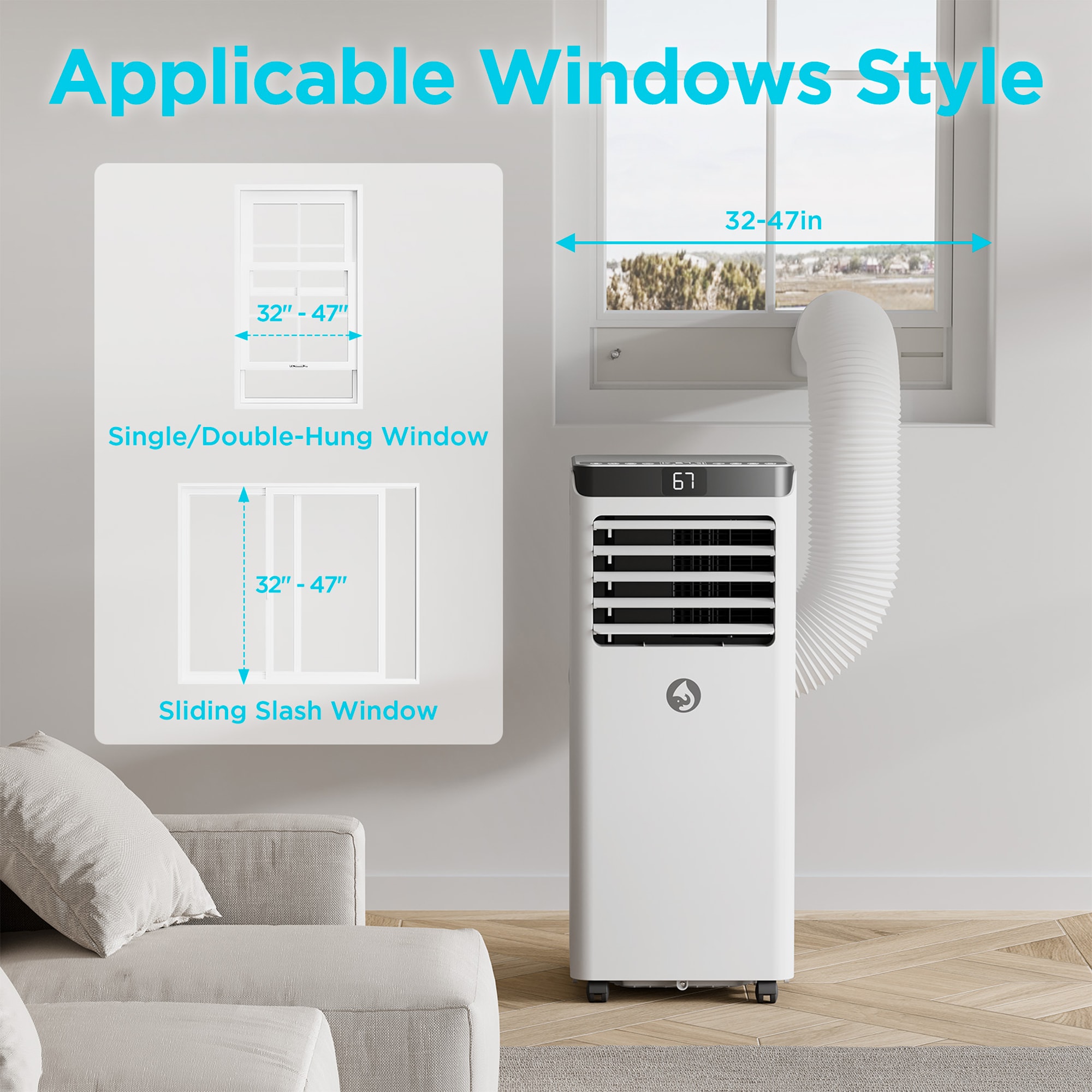  KY-10K/07B Portable-Air-Conditioners - View #9