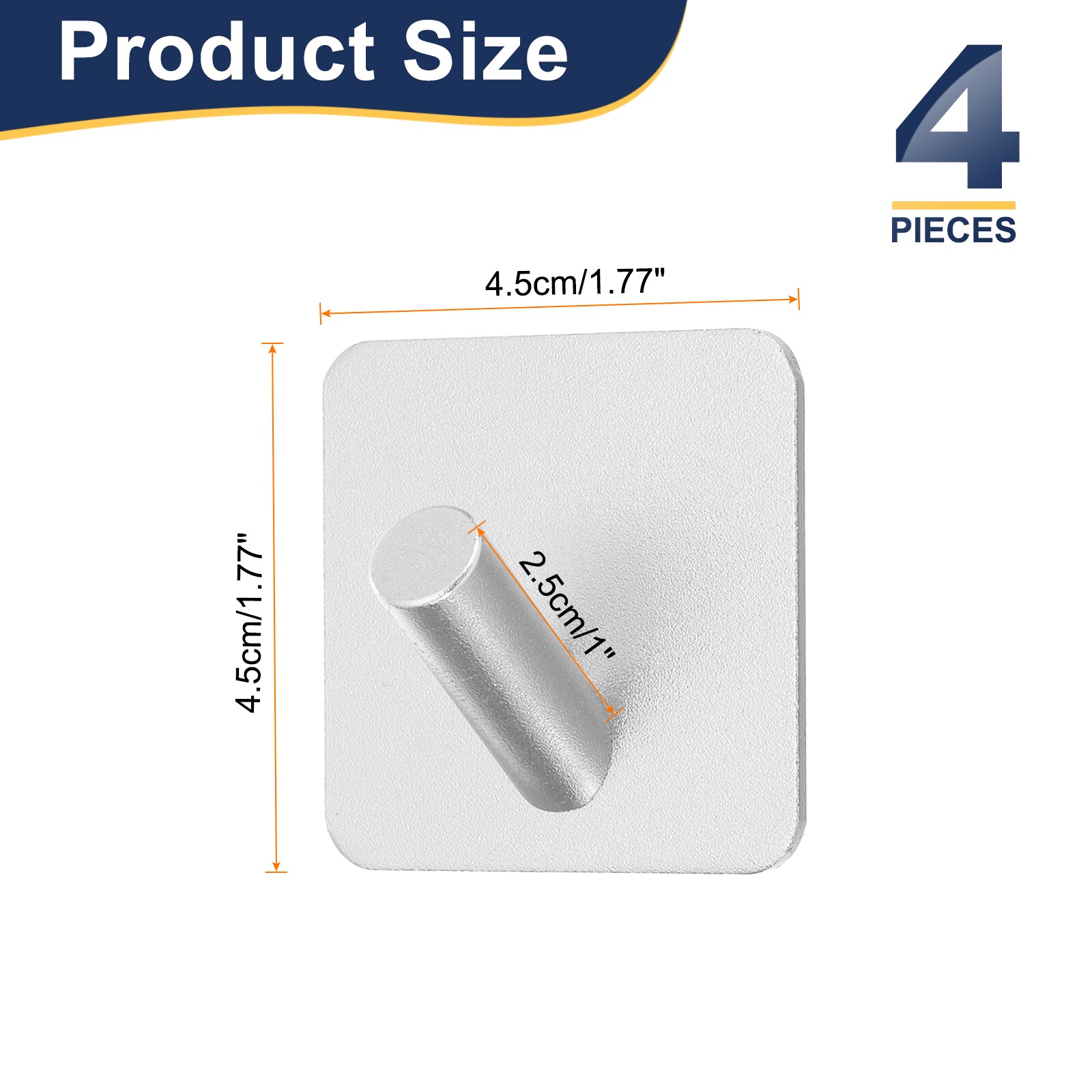 Unique Bargains S25093001UX3287 Robe-Hooks - View #2