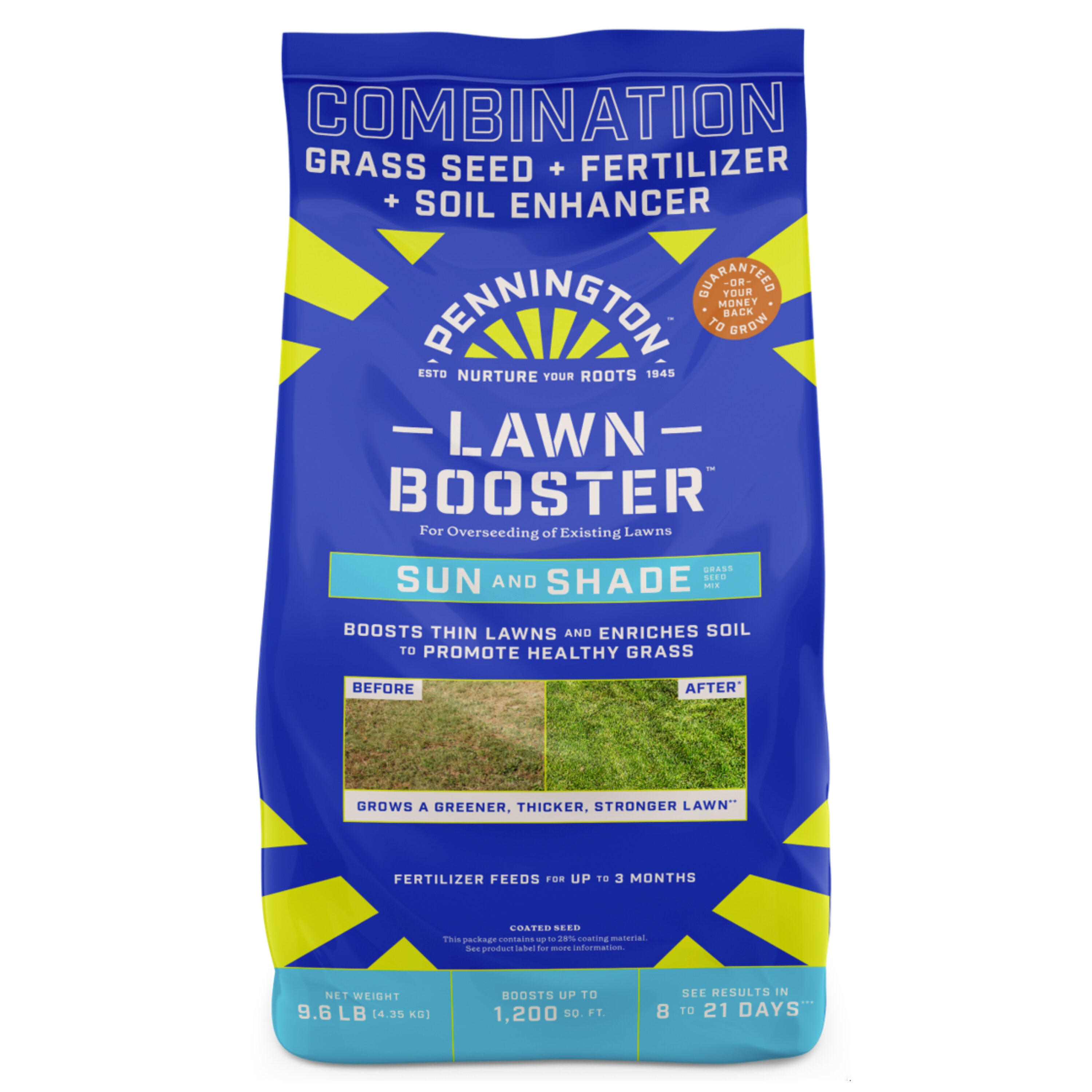 Pennington 100547360 9.6-lb Sun and Shade Lawn Repair Mix