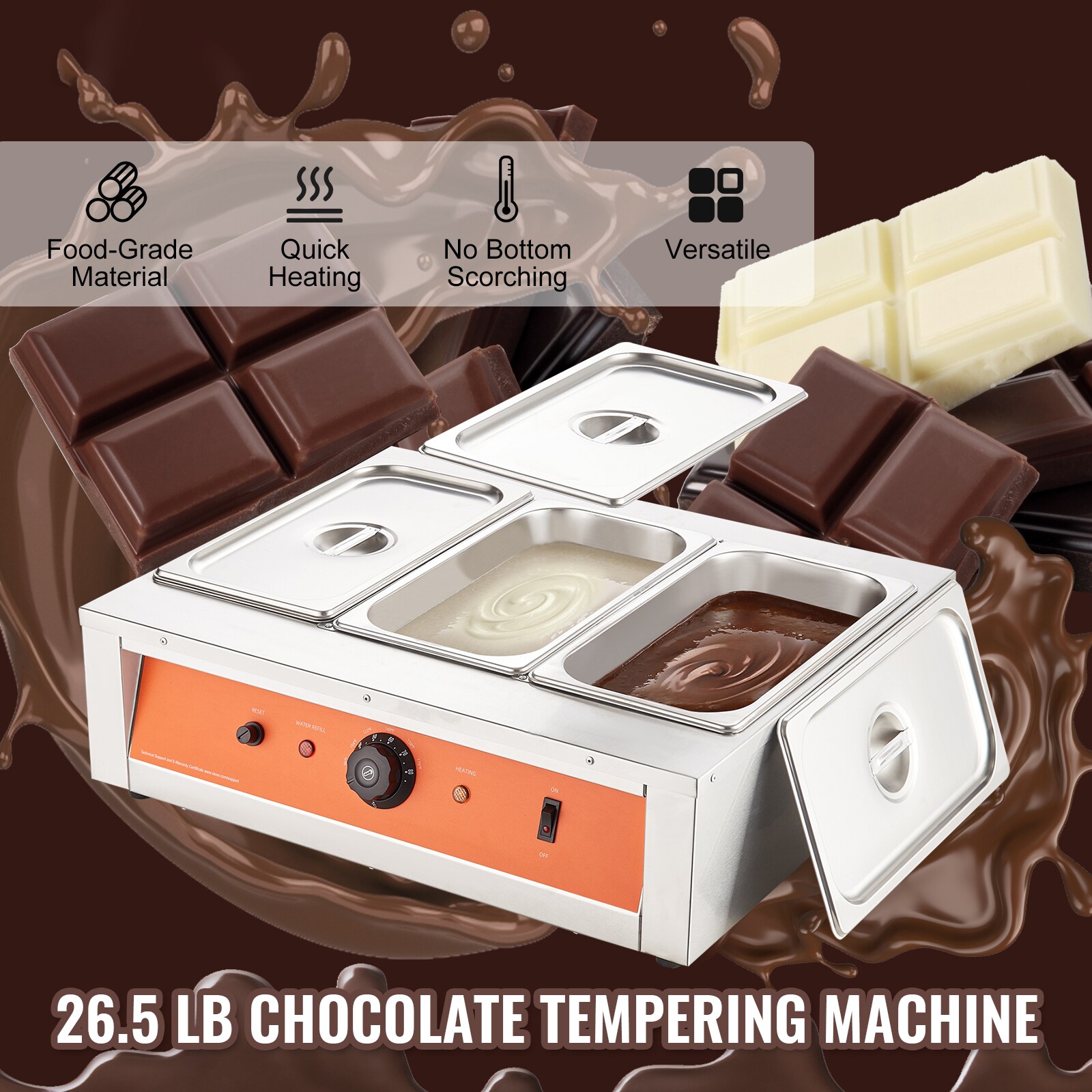 VEVOR Q2651500W3043O595V1 Fondue-Beverage-Foutains - View #6