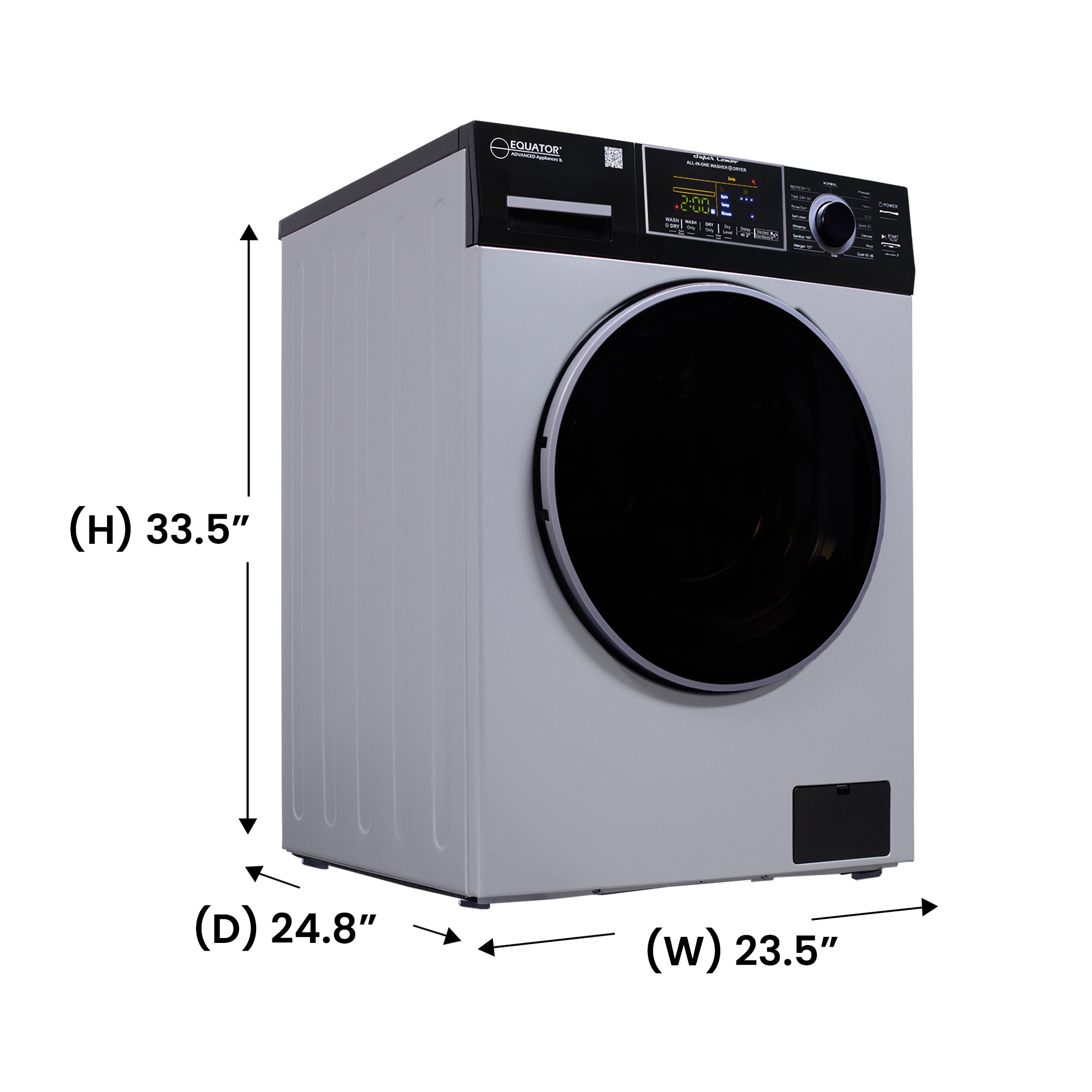 Equator Advanced Appliances EZ 5500 CV S/B Combination-Washers-Dryers - View #8